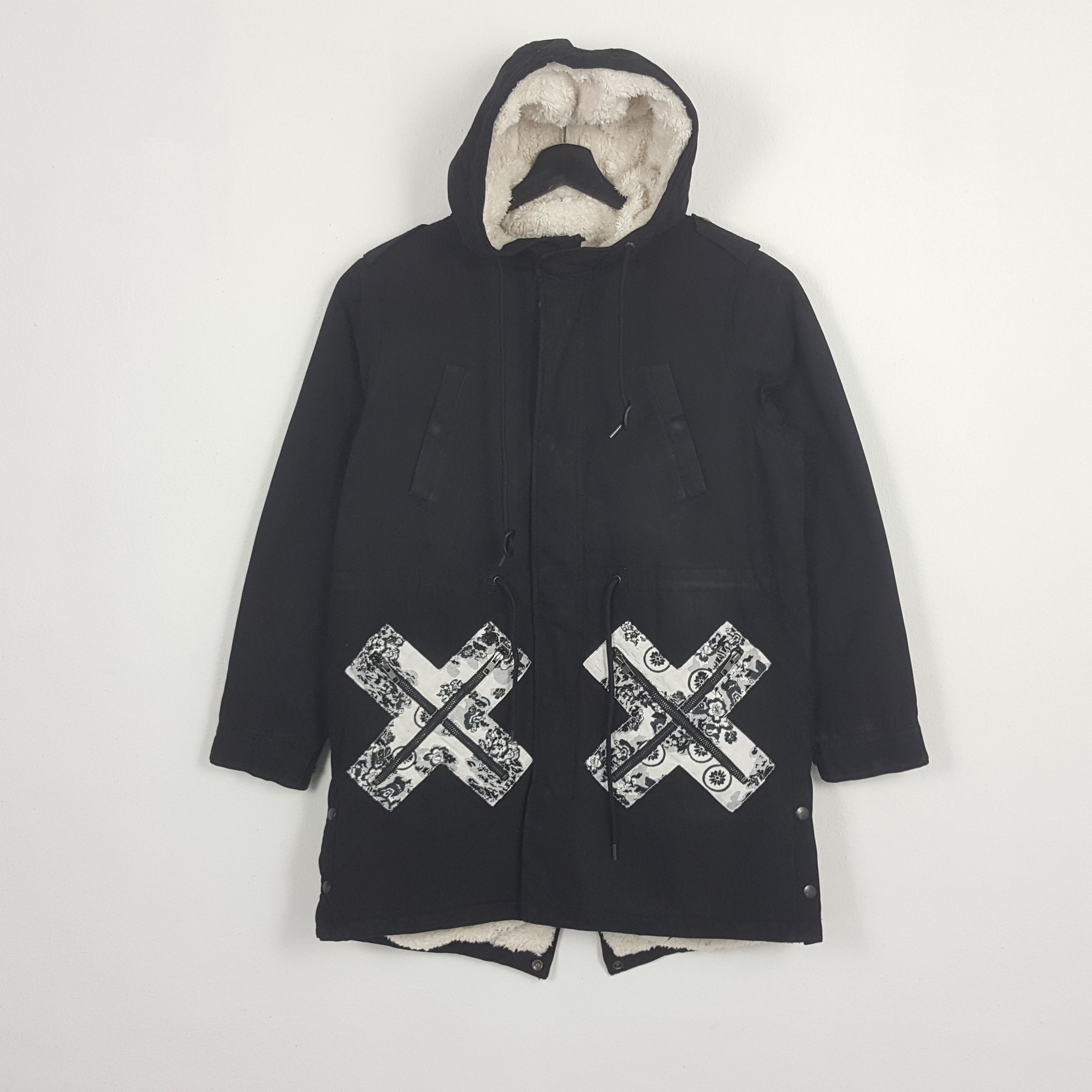 Japanese Brand × Vintage EVISU Japanese Brand Custom Art Parkas Jacket Size US M / EU 48-50 / 2 - 3 Thumbnail