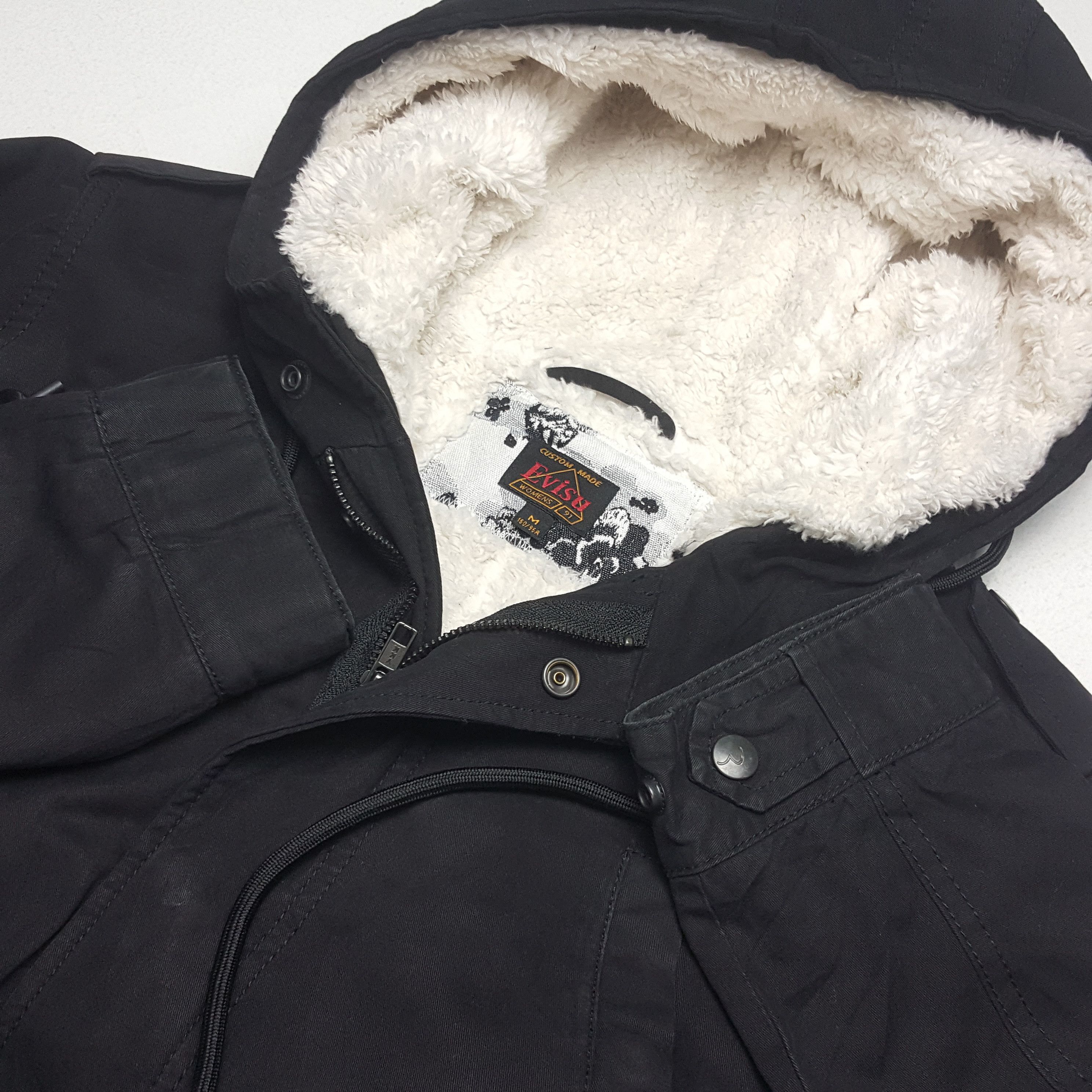 Japanese Brand × Vintage EVISU Japanese Brand Custom Art Parkas Jacket Size US M / EU 48-50 / 2 - 8 Thumbnail