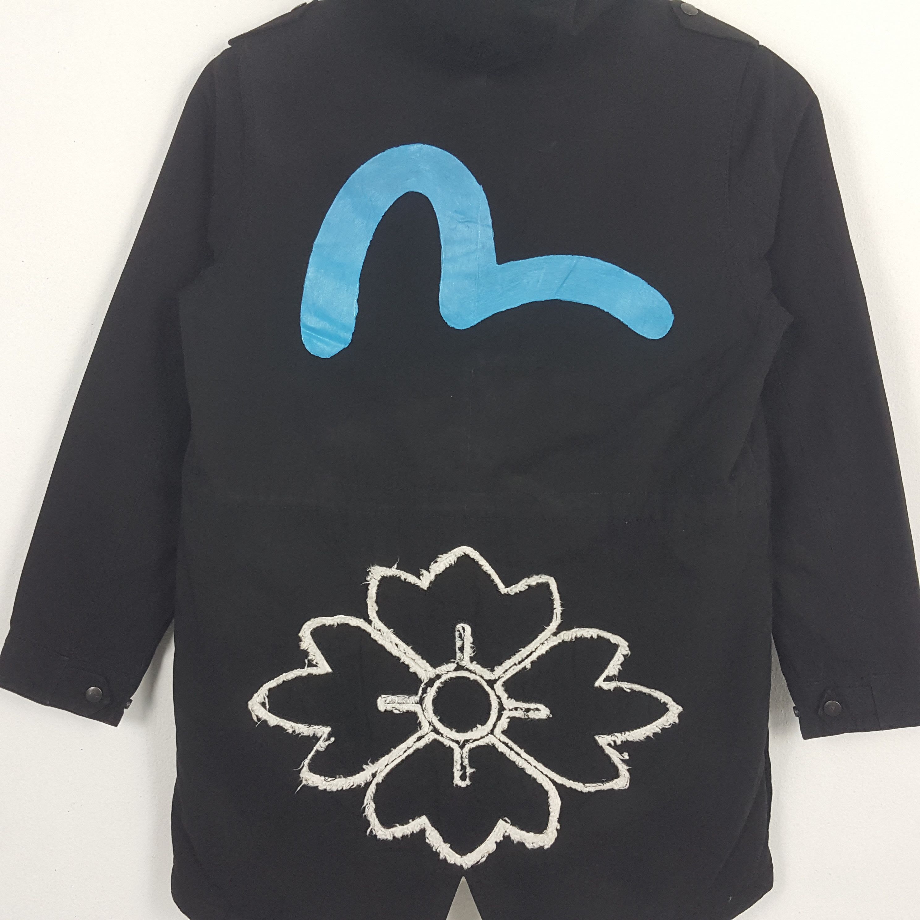 Japanese Brand × Vintage EVISU Japanese Brand Custom Art Parkas Jacket Size US M / EU 48-50 / 2 - 2 Thumbnail