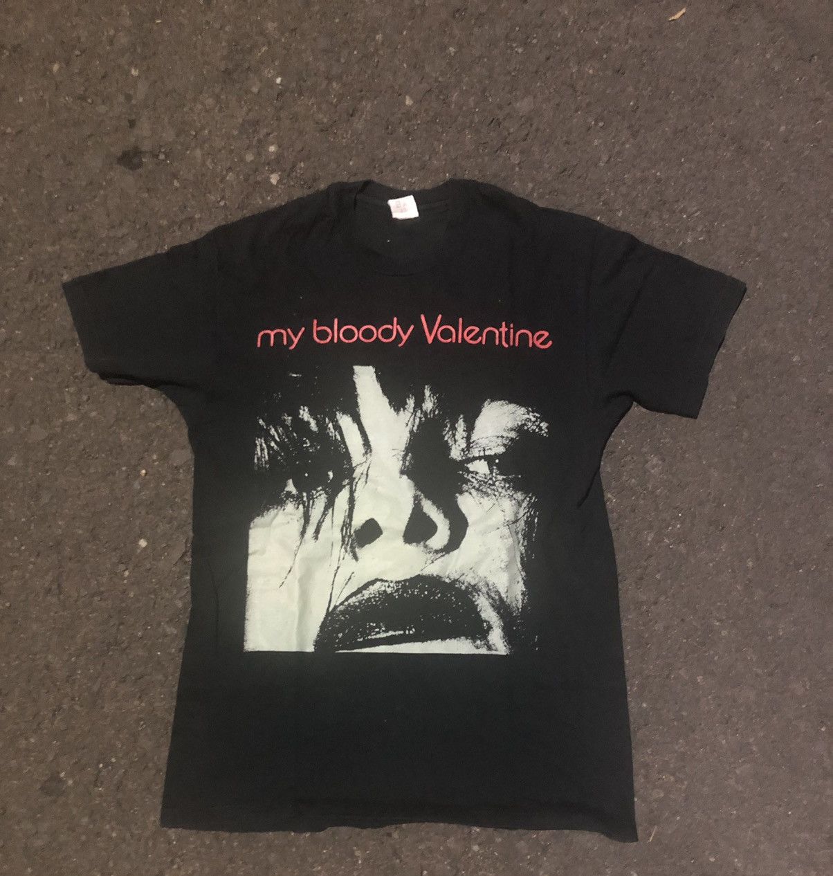 image of Band Tees x Vintage My Bloody Valentine T Shirt in Black, Men's (Size Medium)