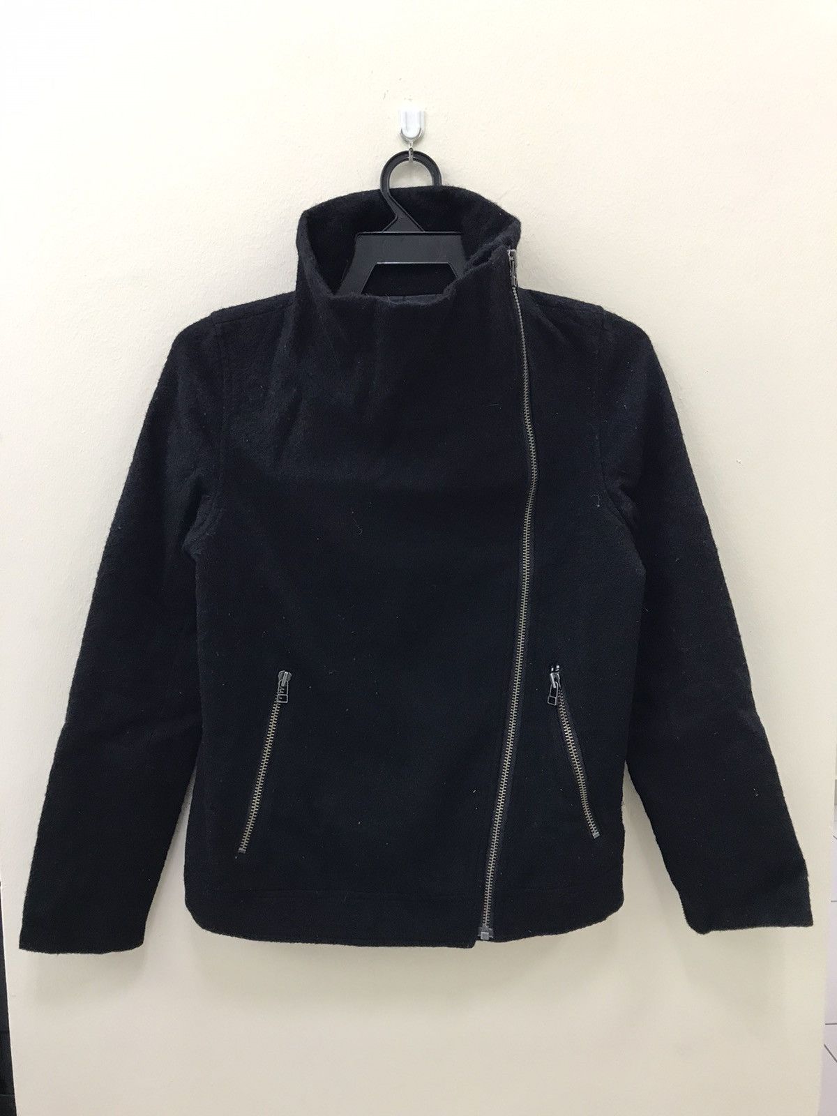 image of Journal Standard Wool Acrylic Cross Zipped Jacket, Women's (Size Medium)