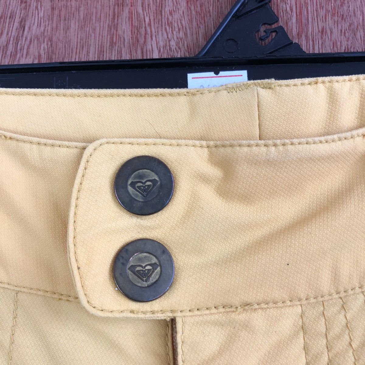 Japanese Brand D Roxy Yellow Multipocket Tactical Cargo Pants #c1123 Size 27" / US 4 / IT 40 - 7 Thumbnail