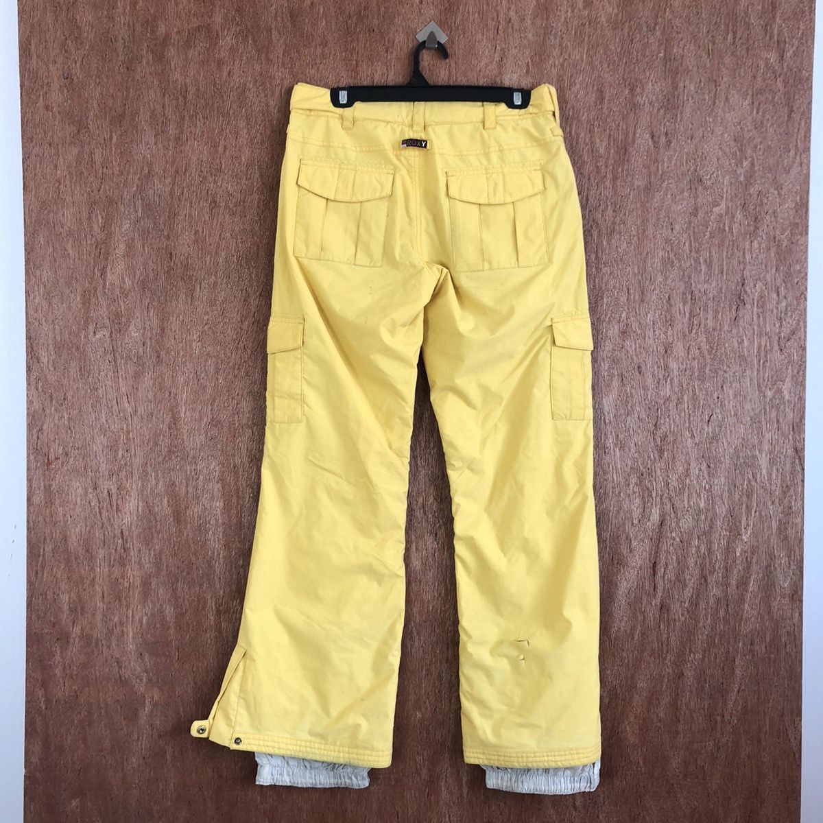 Japanese Brand D Roxy Yellow Multipocket Tactical Cargo Pants #c1123 Size 27" / US 4 / IT 40 - 10 Thumbnail