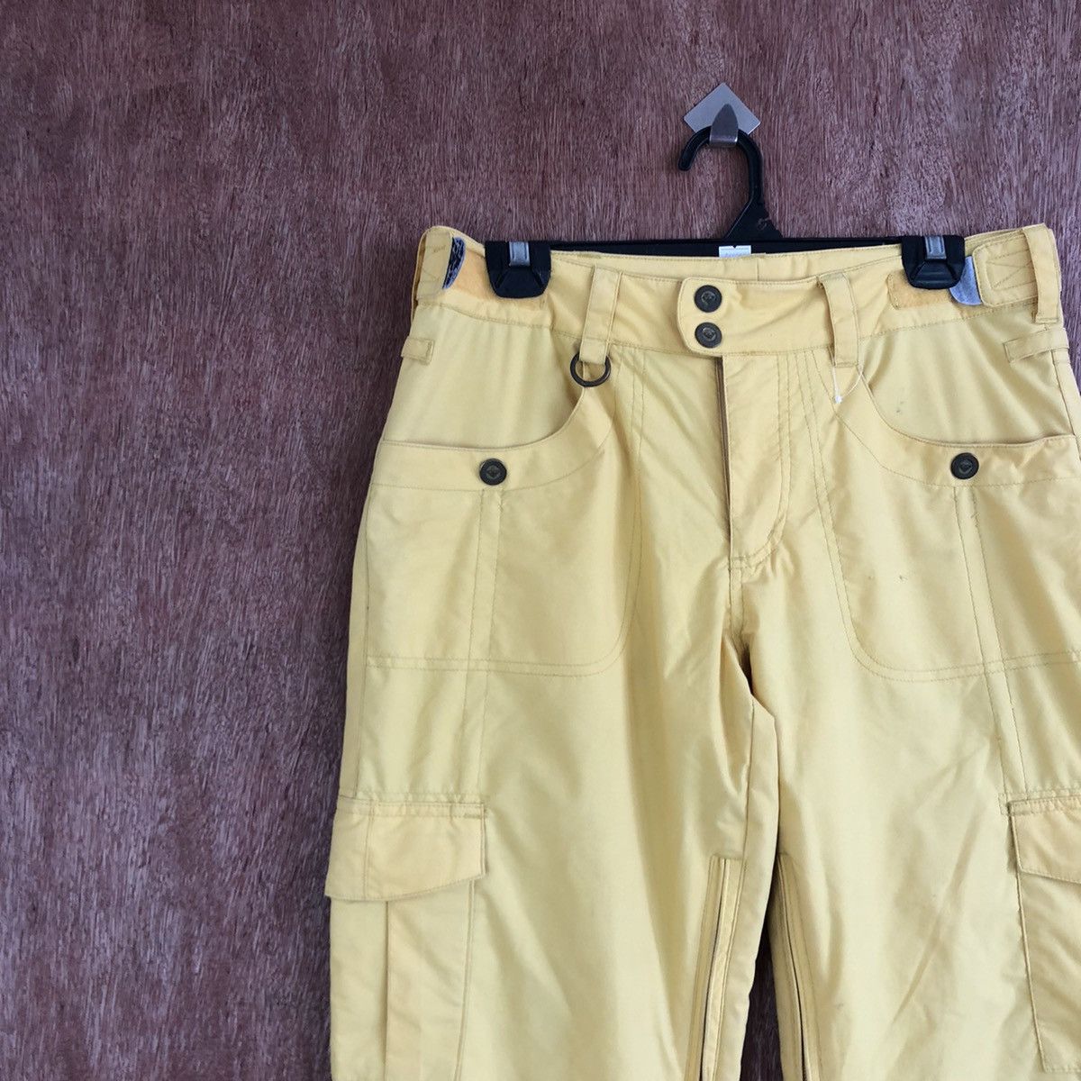 Japanese Brand D Roxy Yellow Multipocket Tactical Cargo Pants #c1123 Size 27" / US 4 / IT 40 - 6 Thumbnail