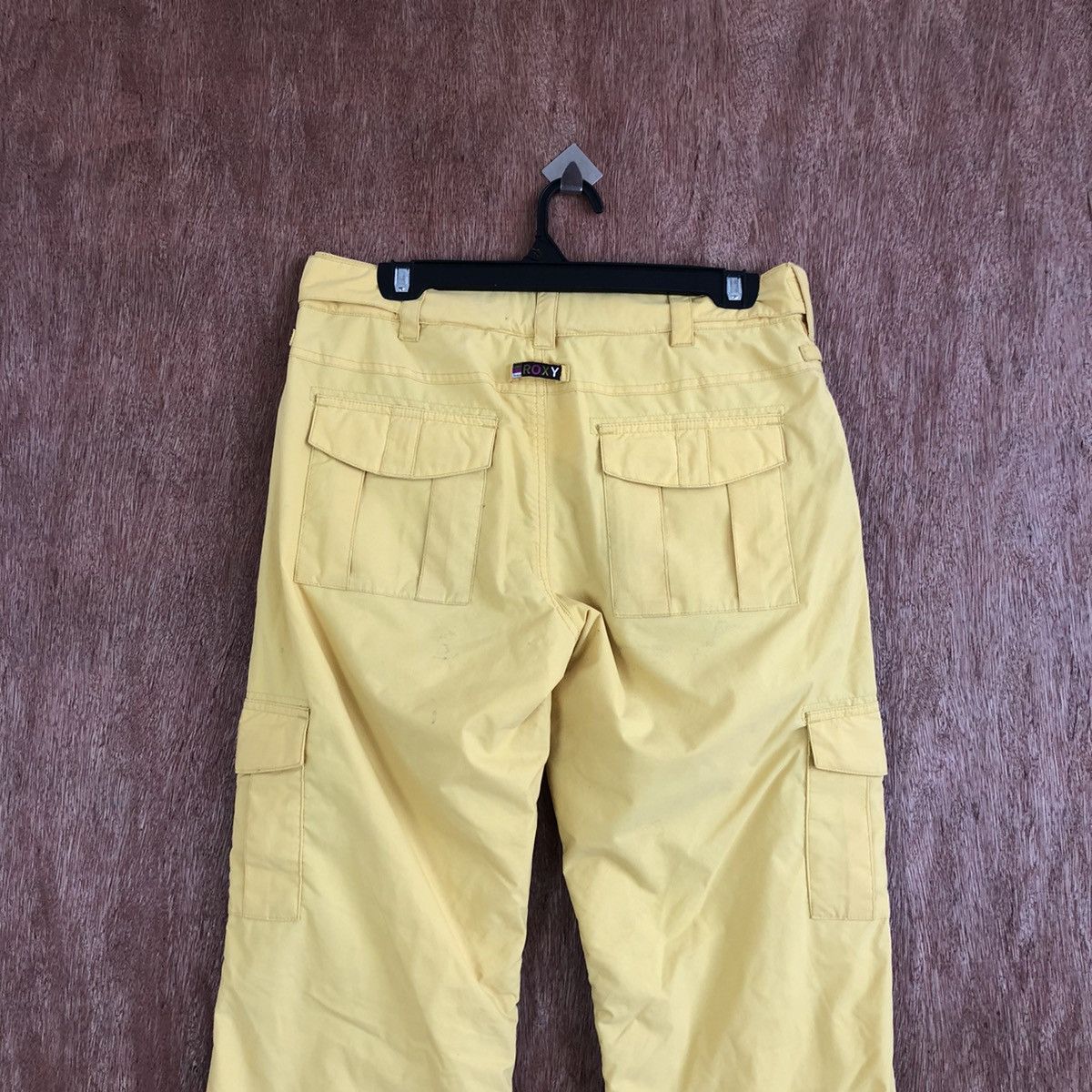 Japanese Brand D Roxy Yellow Multipocket Tactical Cargo Pants #c1123 Size 27" / US 4 / IT 40 - 11 Thumbnail