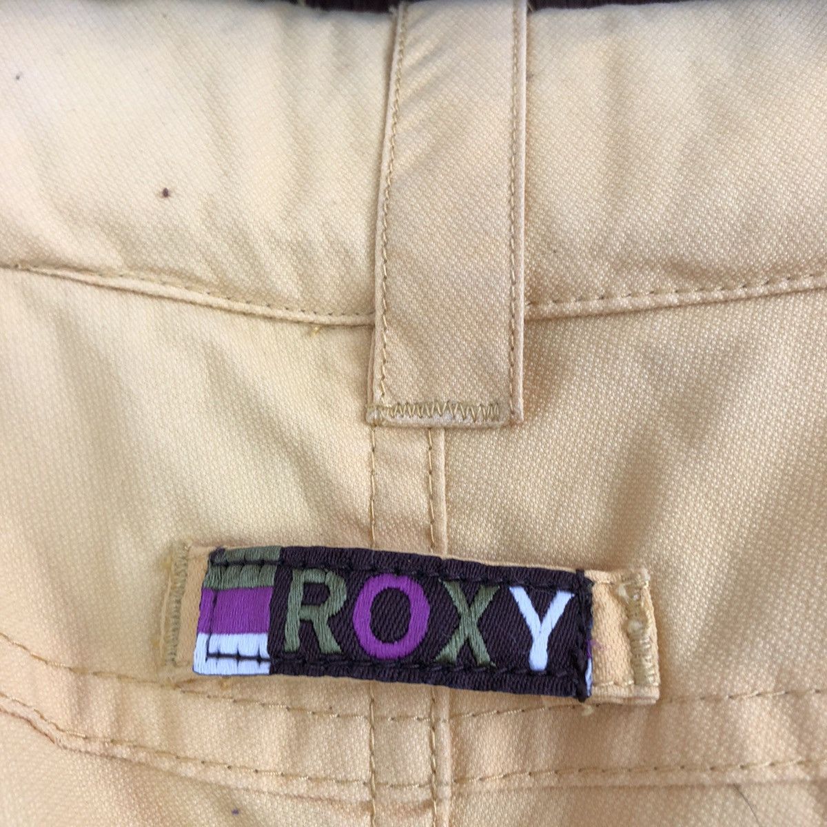 Japanese Brand D Roxy Yellow Multipocket Tactical Cargo Pants #c1123 Size 27" / US 4 / IT 40 - 14 Thumbnail