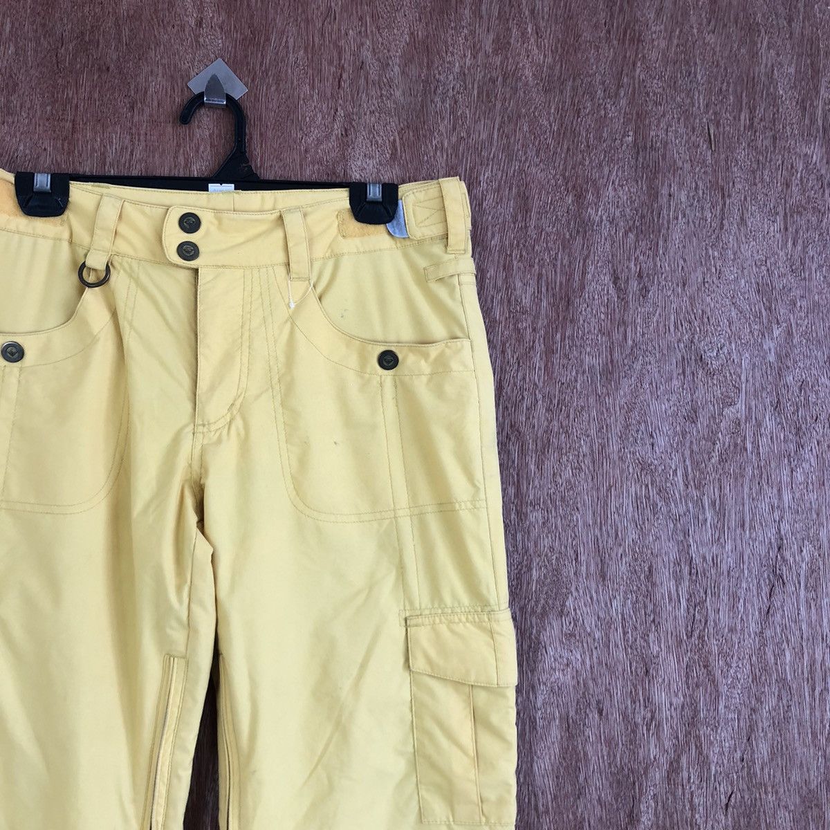 Japanese Brand D Roxy Yellow Multipocket Tactical Cargo Pants #c1123 Size 27" / US 4 / IT 40 - 5 Thumbnail