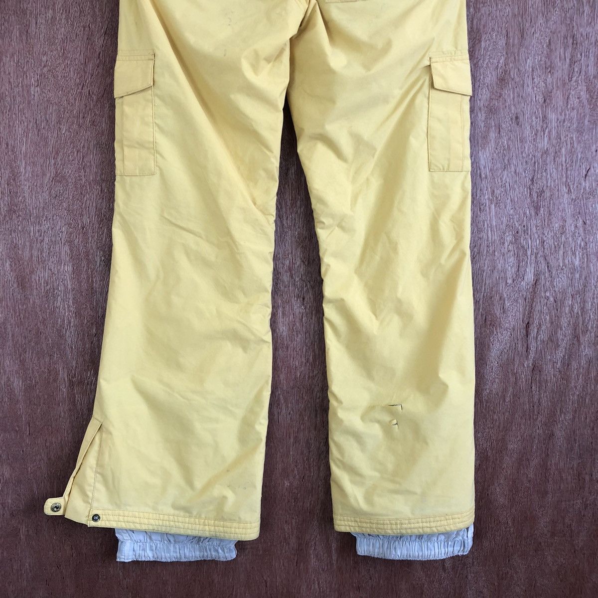 Japanese Brand D Roxy Yellow Multipocket Tactical Cargo Pants #c1123 Size 27" / US 4 / IT 40 - 12 Thumbnail