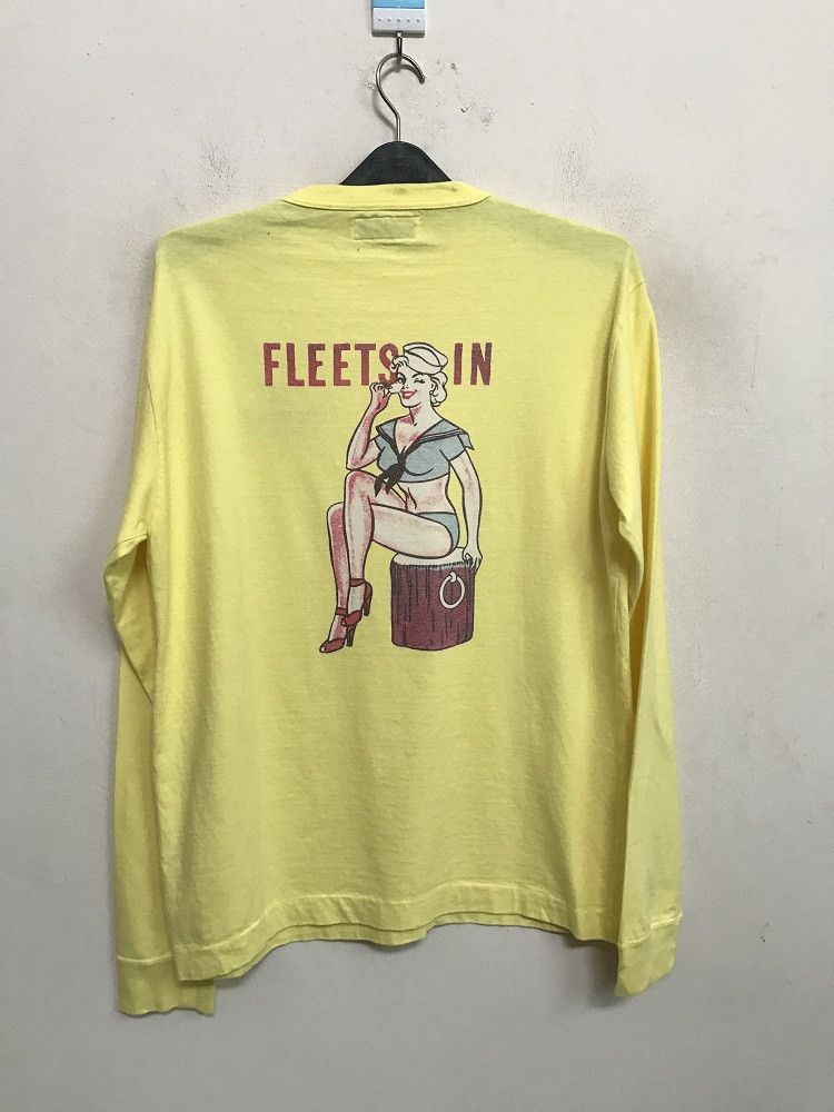 Designer × Japanese Brand ARMERS OF CALIFORNIA Japan Sexy Stewardess LS t shirt Size US L / EU 52-54 / 3 - 1 Thumbnail