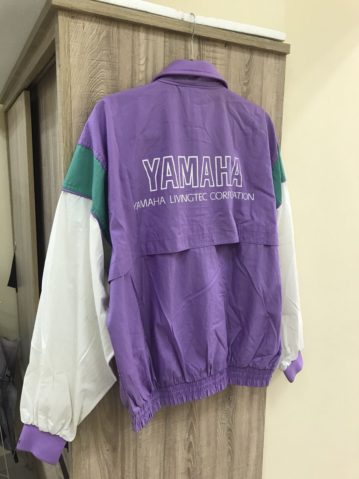 Vintage Yamaha Living Technology Corporation Jacket Size US L / EU 52-54 / 3 - 17 Thumbnail