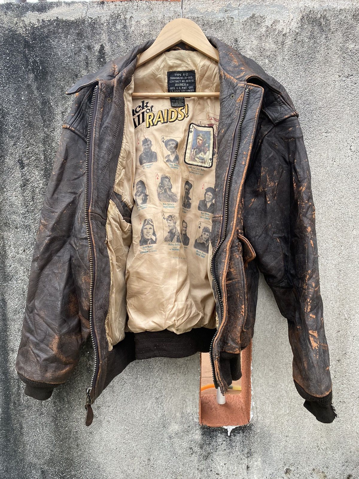 Avirex Avirex Vintage 1987 Sack Time Leather Jacket Size US M / EU 48-50 / 2 - 5 Thumbnail