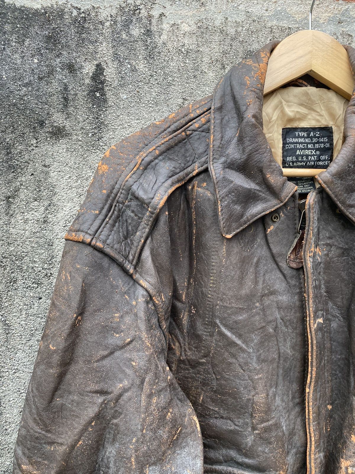 Avirex Avirex Vintage 1987 Sack Time Leather Jacket Size US M / EU 48-50 / 2 - 4 Thumbnail