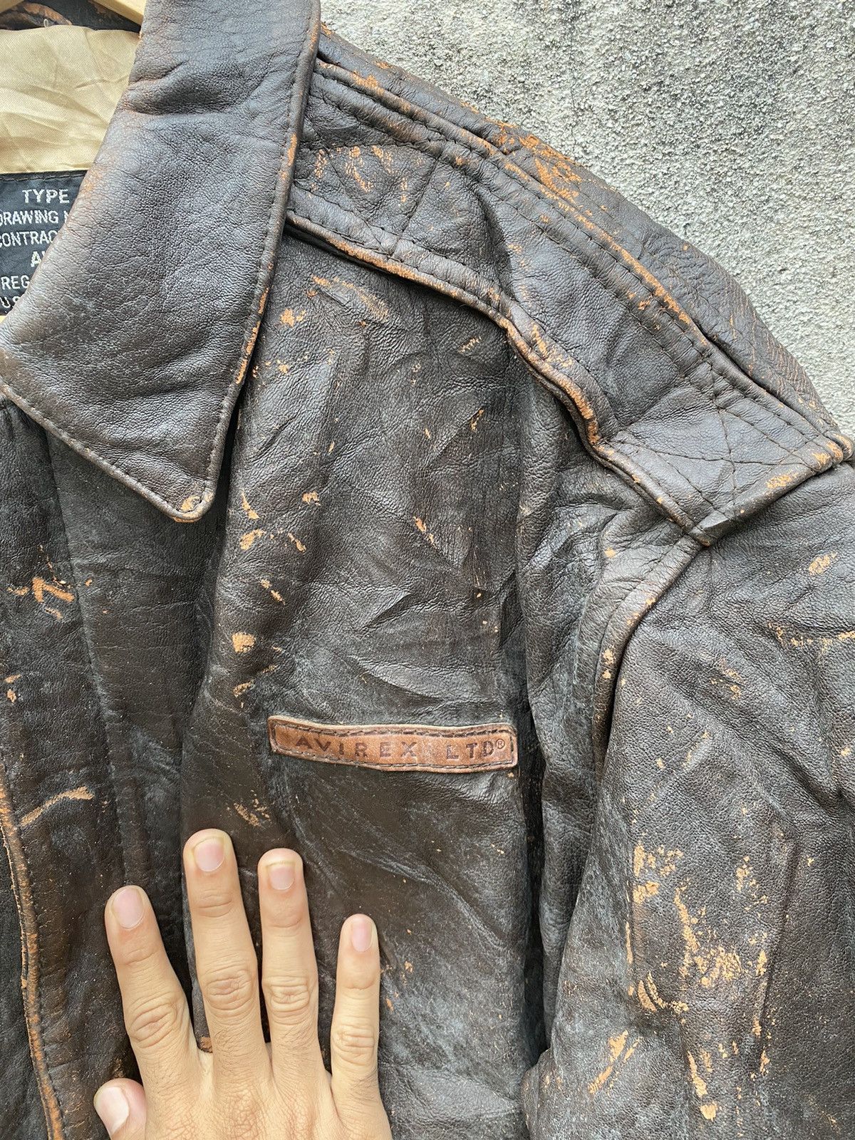 Avirex Avirex Vintage 1987 Sack Time Leather Jacket Size US M / EU 48-50 / 2 - 3 Thumbnail
