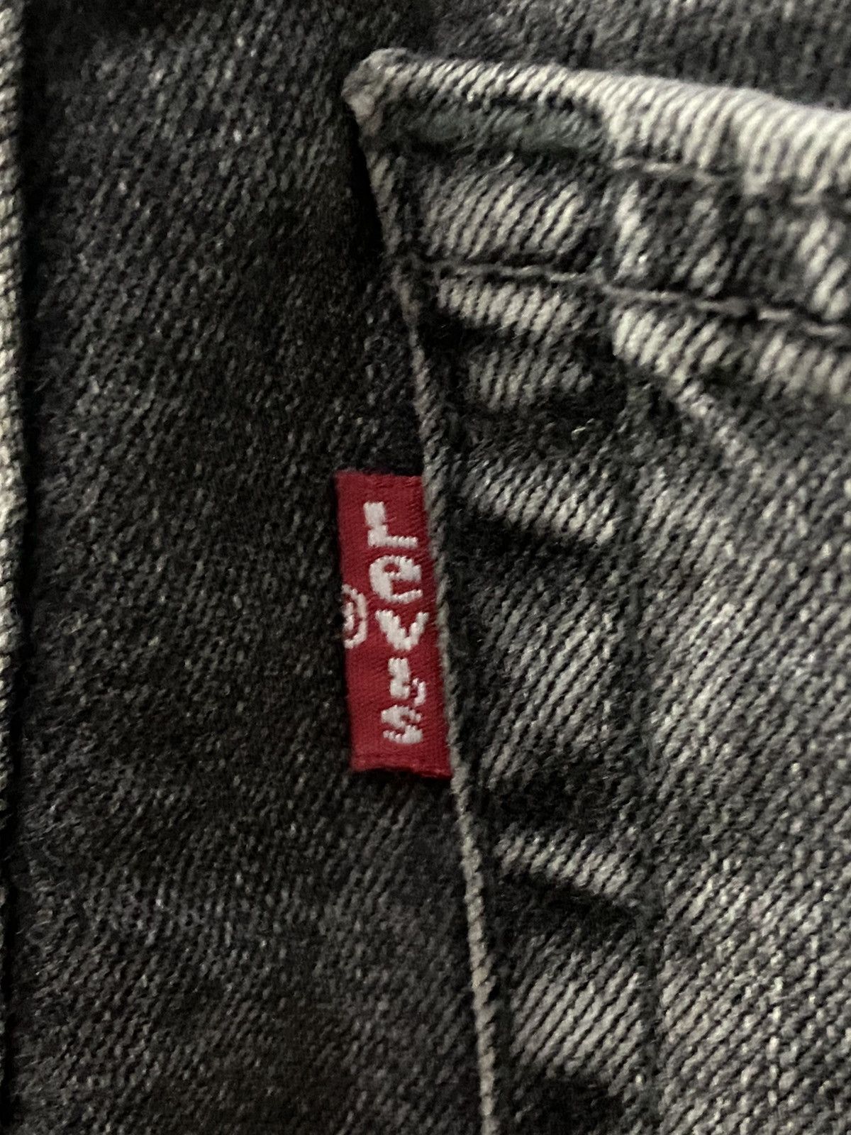Levi's × Vintage Vintage Levi’s 519 Distressed Skinny Grey Denim Pants 30X34 Size US 30 / EU 46 - 17 Thumbnail