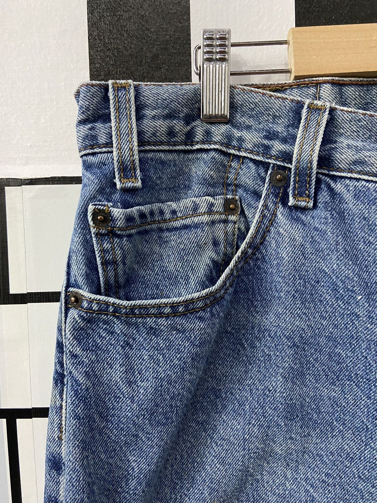 Levi's × Vintage Vintage Levi’s Strauss Corte Regular Light Blue Wash Size US 36 / EU 52 - 8 Thumbnail
