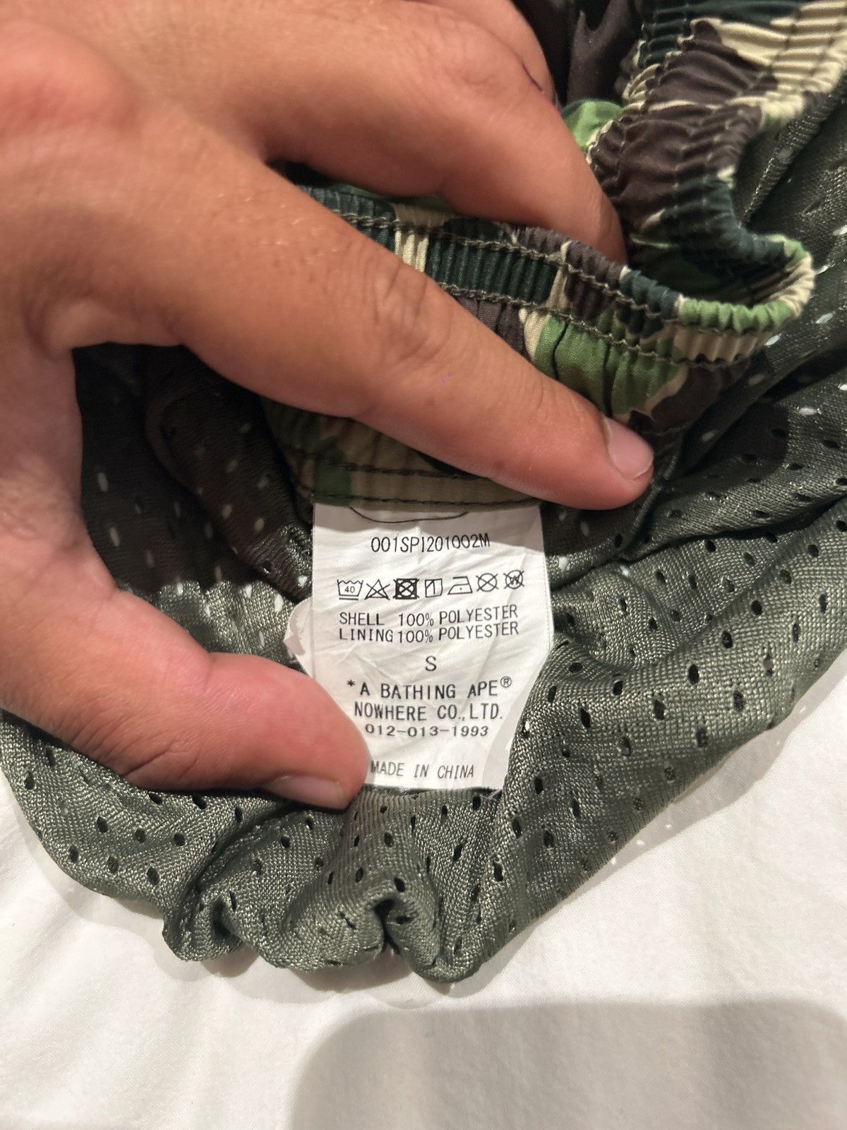 Bape ABC Camo Beach Shorts | Grailed