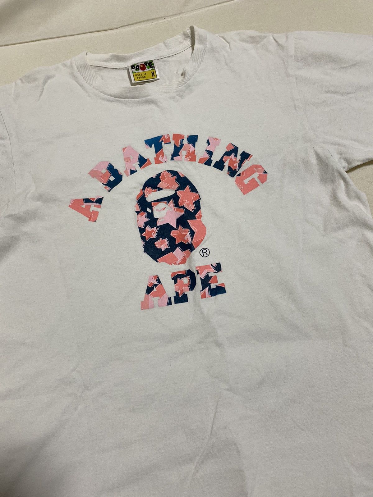 Bape 3D Sta College Tee Size US M / EU 48-50 / 2 - 3 Thumbnail