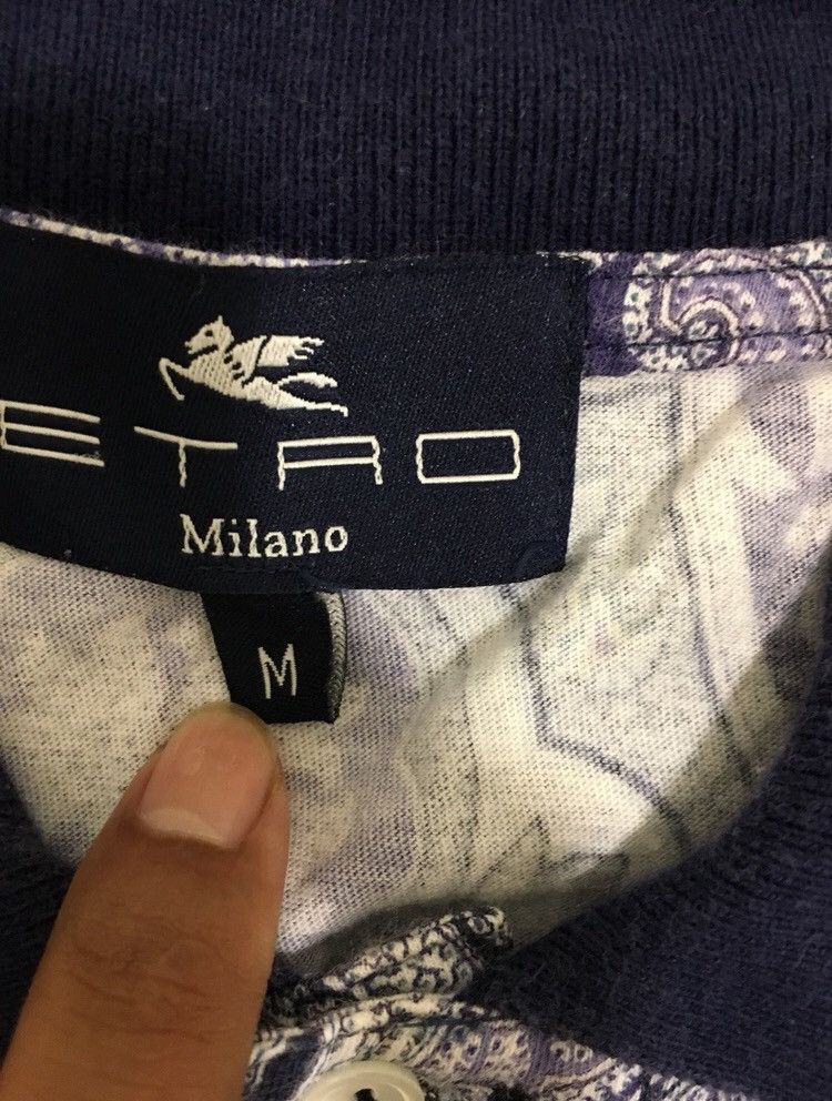Etro parsley polo Size US M / EU 48-50 / 2 - 3 Thumbnail