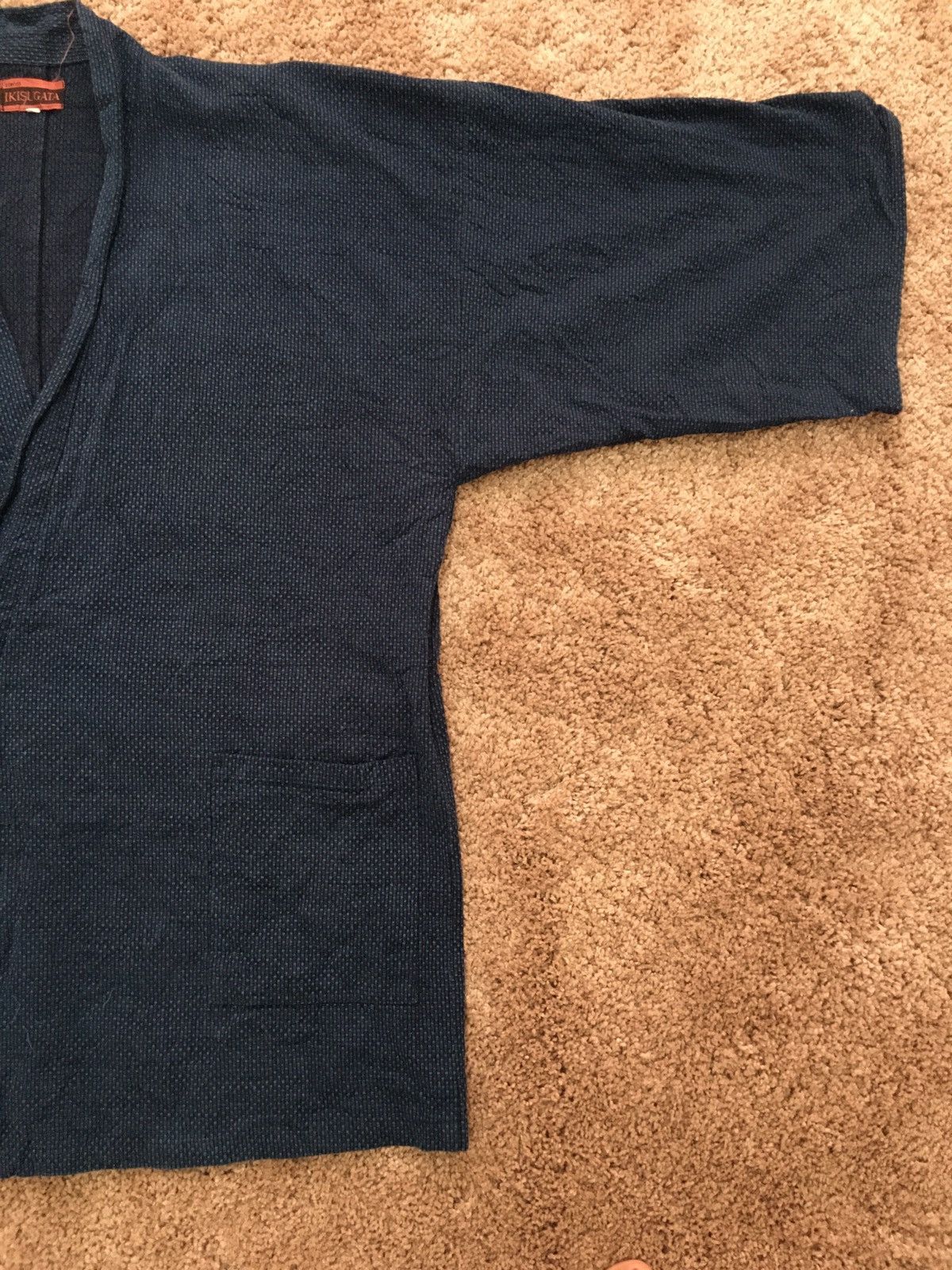 Vintage indigo kimono Size US L / EU 52-54 / 3 - 3 Thumbnail