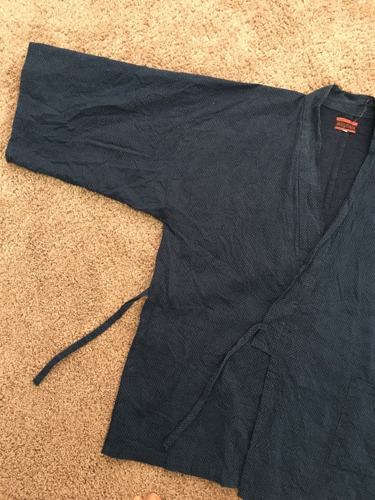 Vintage indigo kimono Size US L / EU 52-54 / 3 - 4 Thumbnail