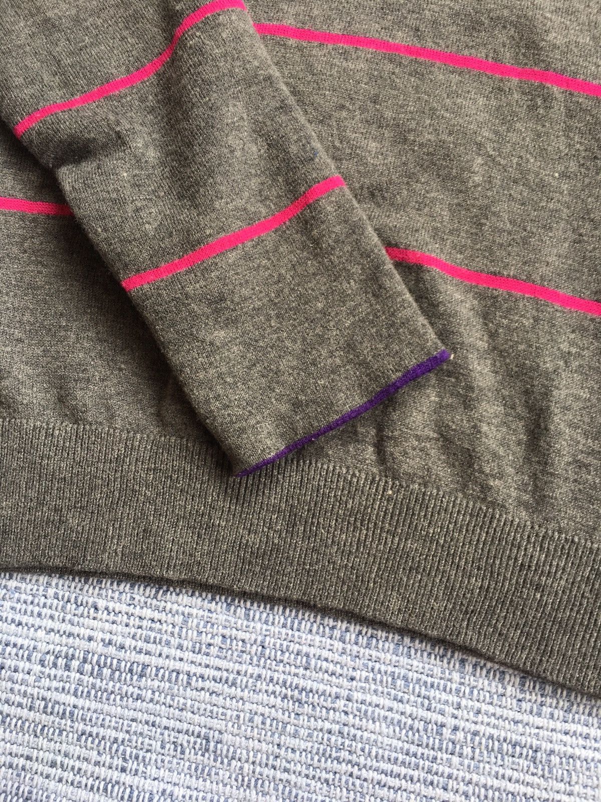 Japanese Brand stripe mohair knitwear Size US M / EU 48-50 / 2 - 3 Thumbnail