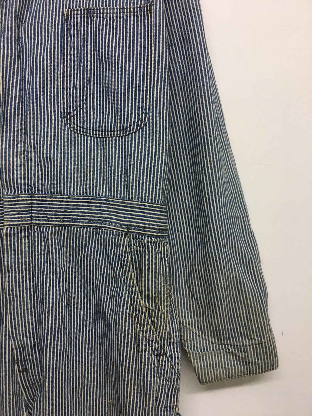Vintage vintage 50s wrangler coverall blue stripe Size US M / EU 48-50 / 2 - 4 Thumbnail