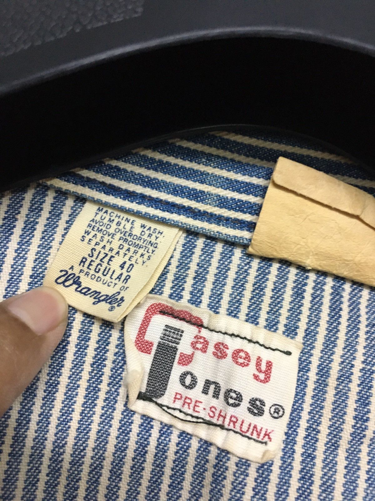 Vintage vintage 50s wrangler coverall blue stripe Size US M / EU 48-50 / 2 - 2 Thumbnail