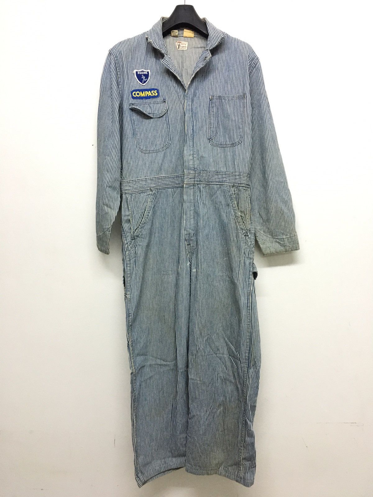 Vintage vintage 50s wrangler coverall blue stripe Size US M / EU 48-50 / 2 - 1 Thumbnail
