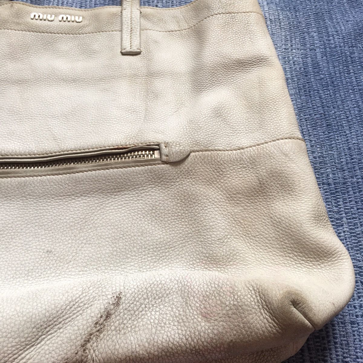 Miu Miu white leather tote Size ONE SIZE - 2 Thumbnail