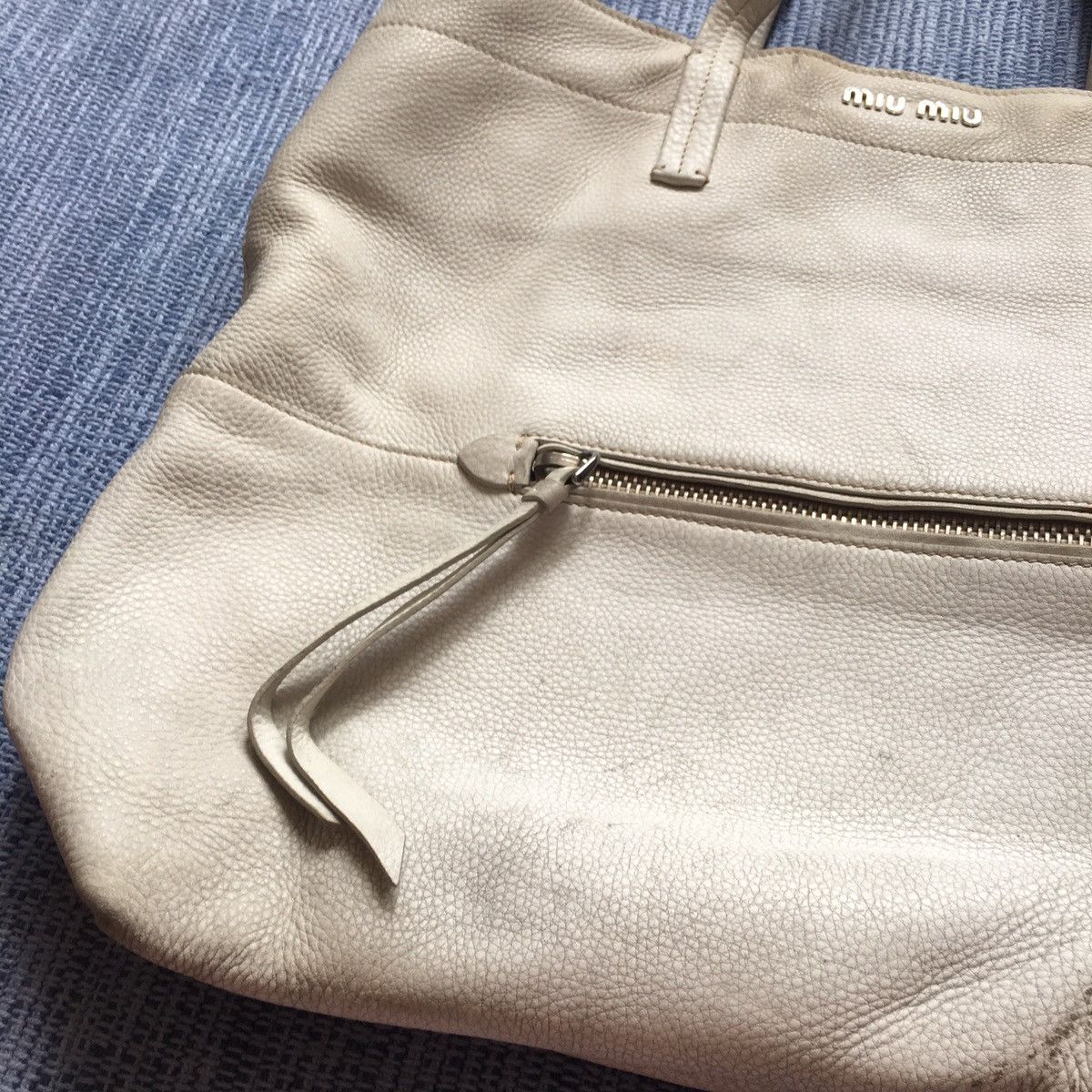 Miu Miu white leather tote Size ONE SIZE - 3 Thumbnail