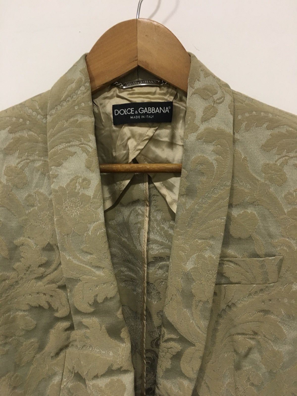 Dolce & Gabbana dolce and gabbana biege jacquared Size S / US 4 / IT 40 - 4 Thumbnail