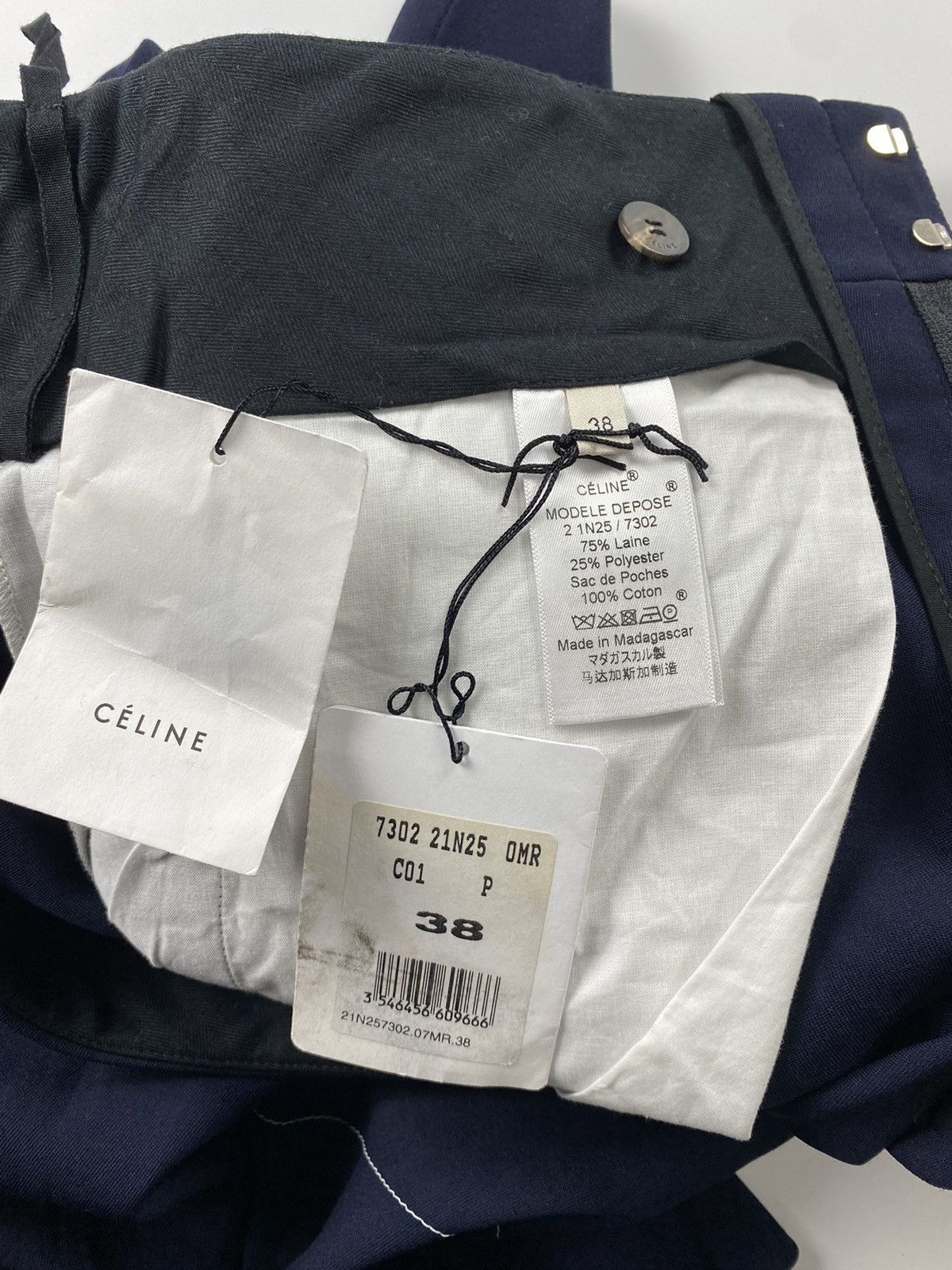 Celine Celine F/W’15 Wide Leg Trouser Size 28" / US 6 / IT 42 - 9 Thumbnail