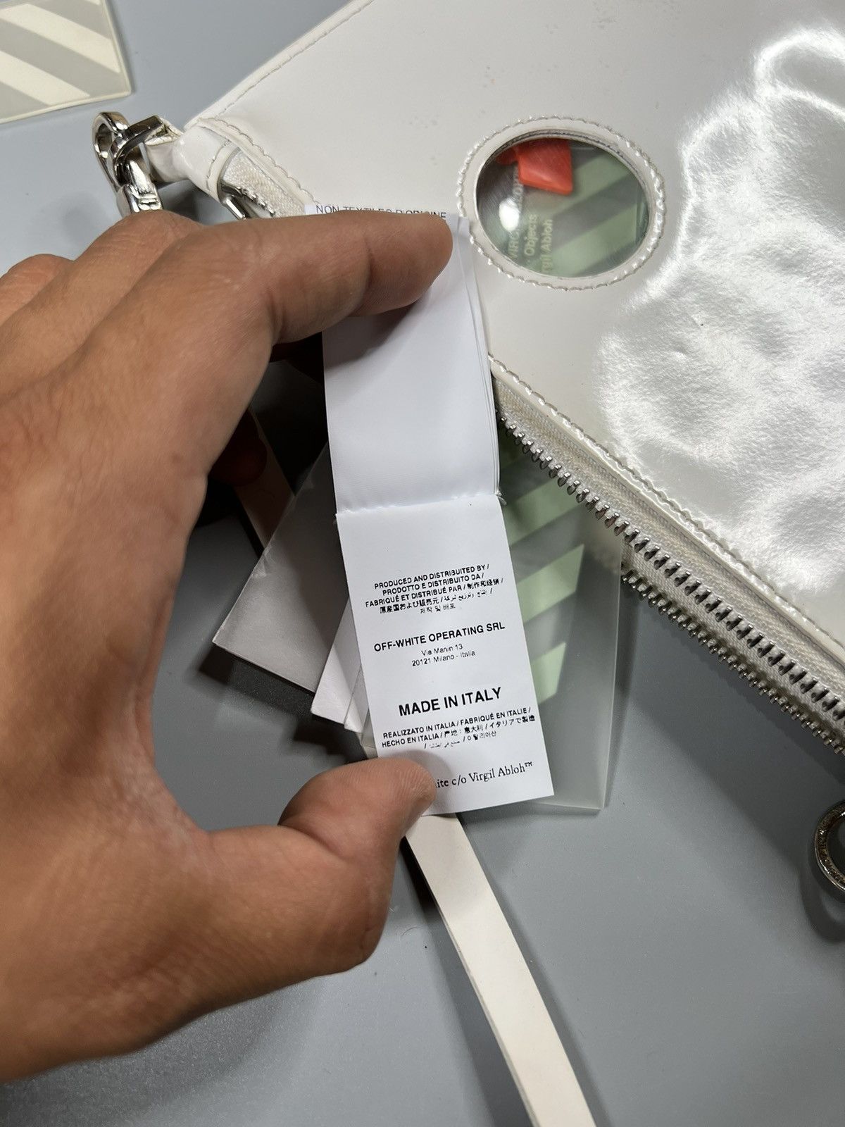 Off-White Off White Hole Flat Pochette Size ONE SIZE - 20 Thumbnail