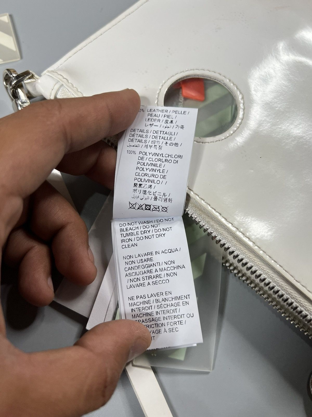Off-White Off White Hole Flat Pochette Size ONE SIZE - 18 Thumbnail