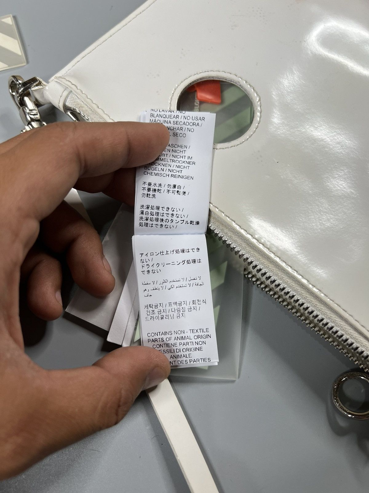 Off-White Off White Hole Flat Pochette Size ONE SIZE - 19 Thumbnail