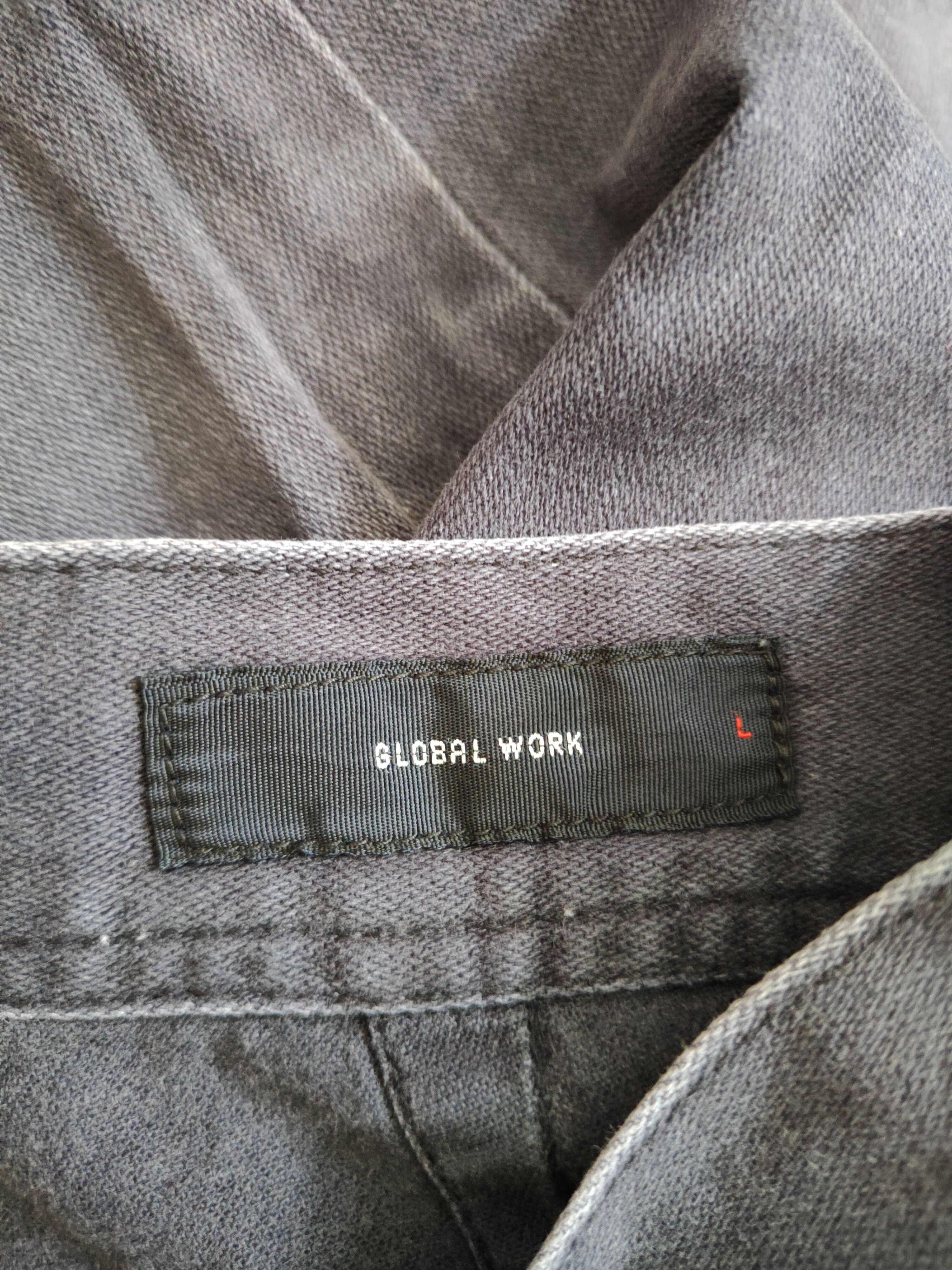 Global Work × Japanese Brand Global Work Dark faded Blue Multi Pocket Cargo Pants #S452 Size US 32 / EU 48 - 13 Thumbnail
