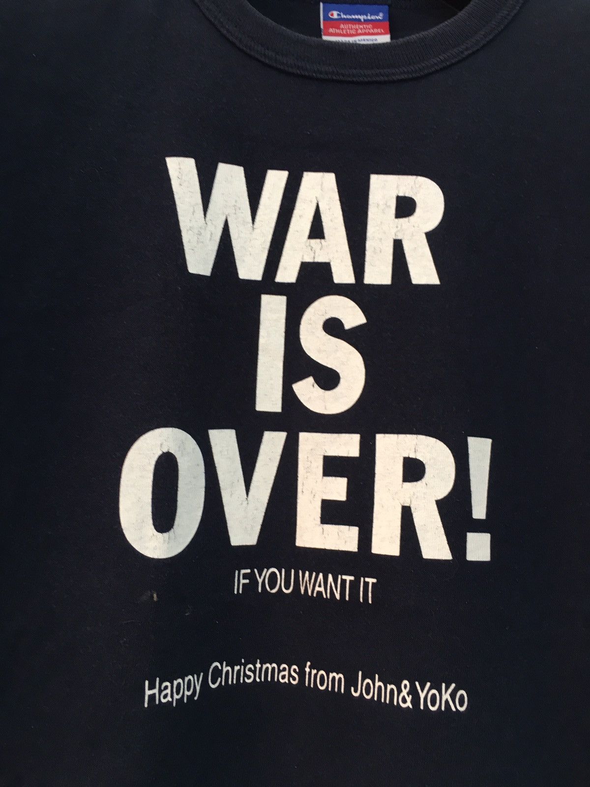Band Tees vintage “war is over” by john lennon Size US L / EU 52-54 / 3 - 3 Thumbnail