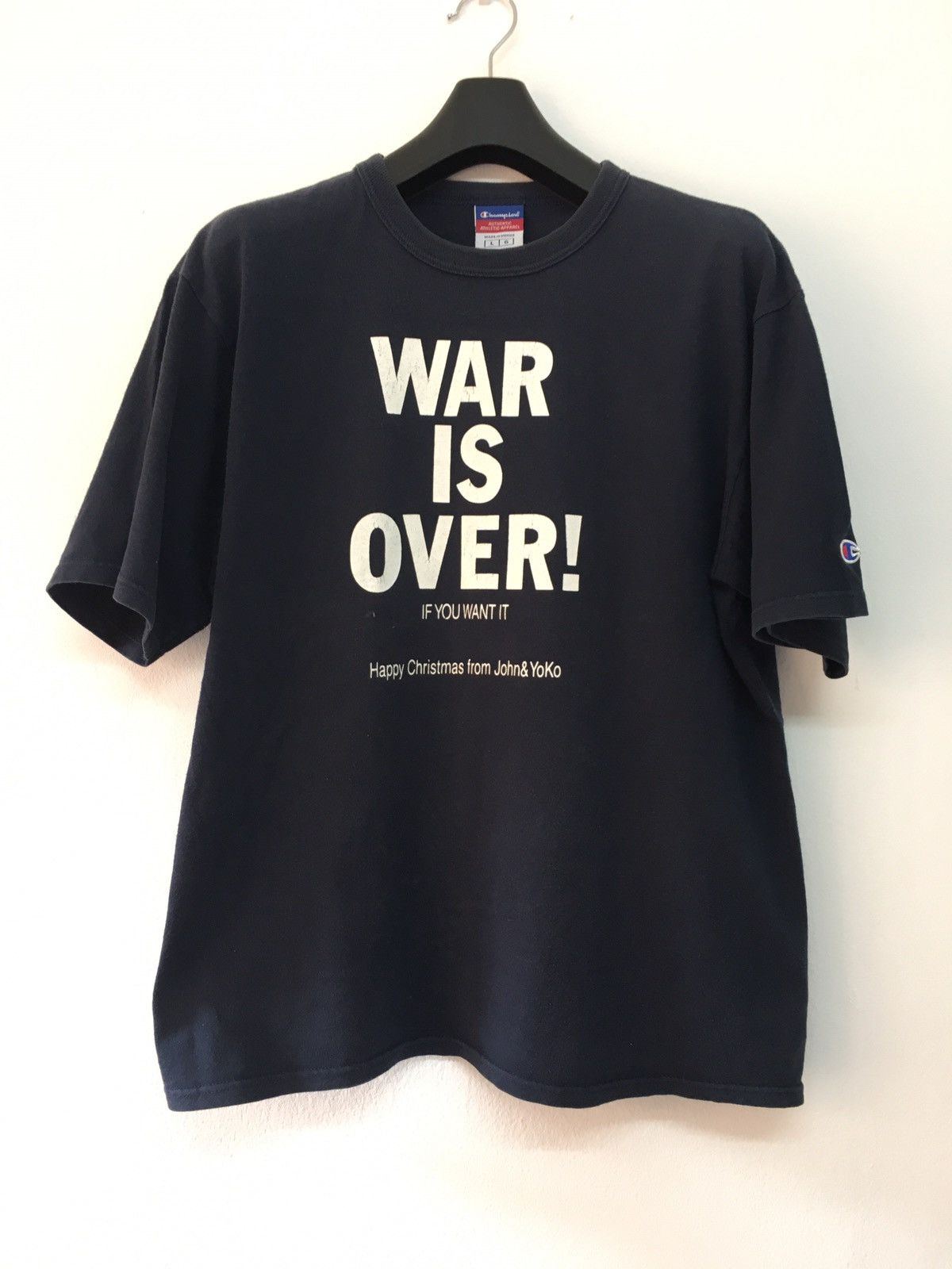 Band Tees vintage “war is over” by john lennon Size US L / EU 52-54 / 3 - 1 Thumbnail