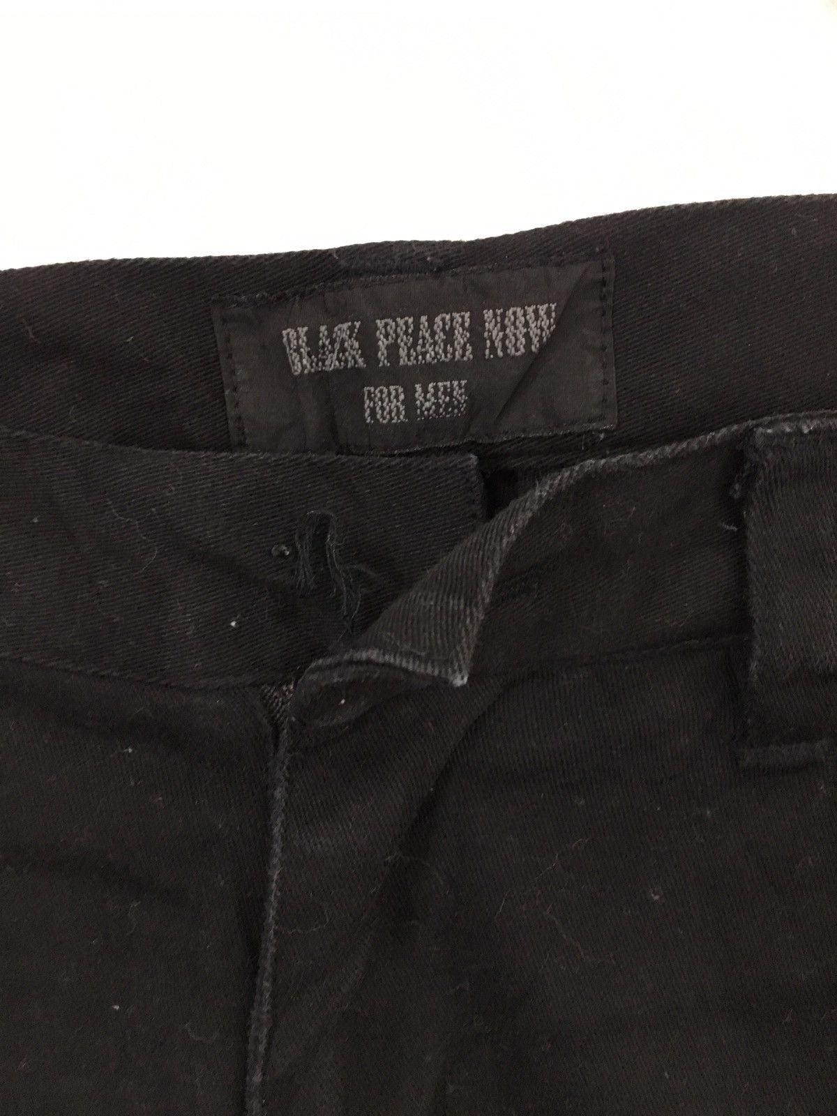 Japanese Brand black peace now for men. flare pants Size US 29 - 3 Thumbnail