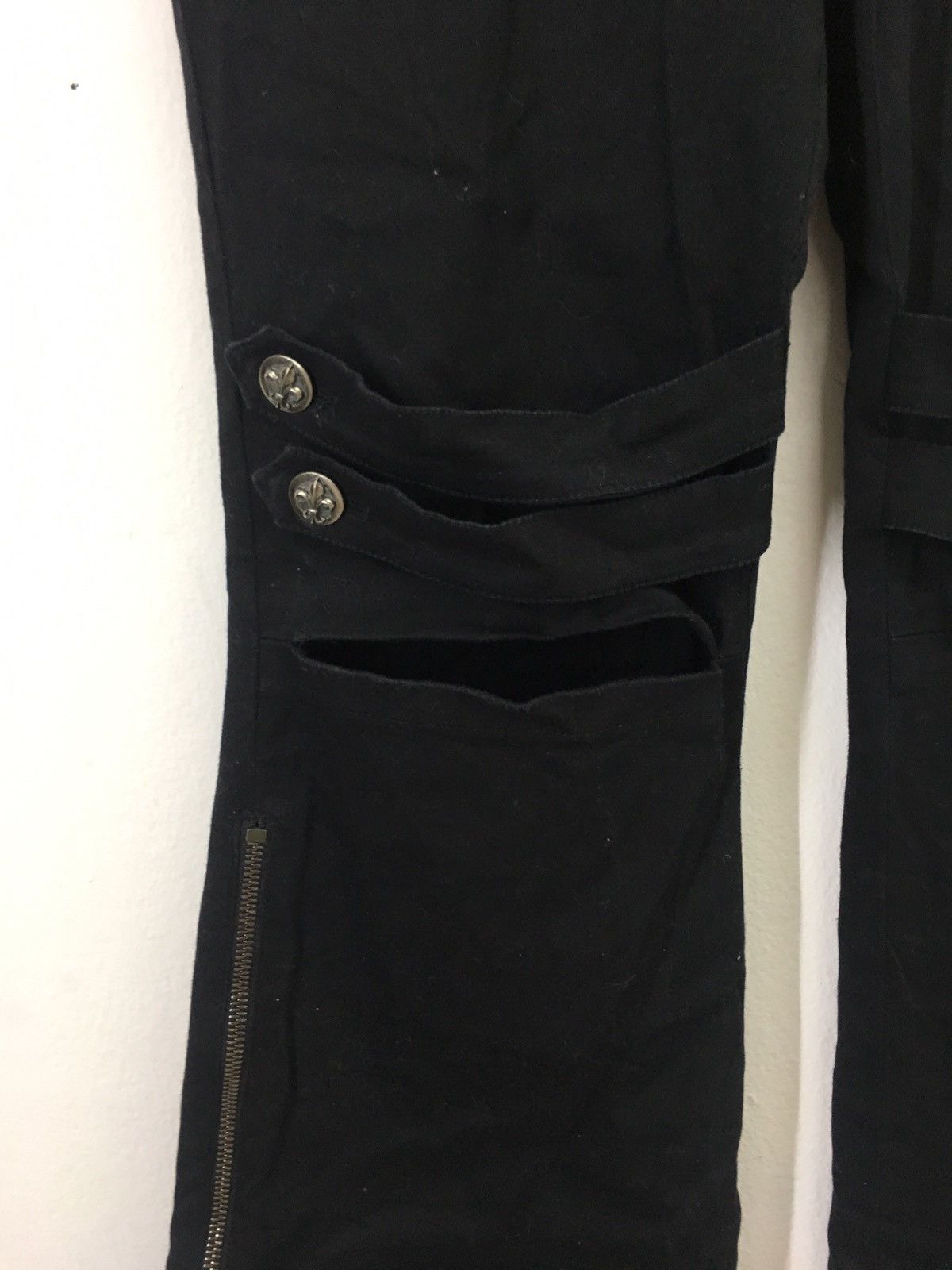 Japanese Brand black peace now for men. flare pants Size US 29 - 4 Thumbnail