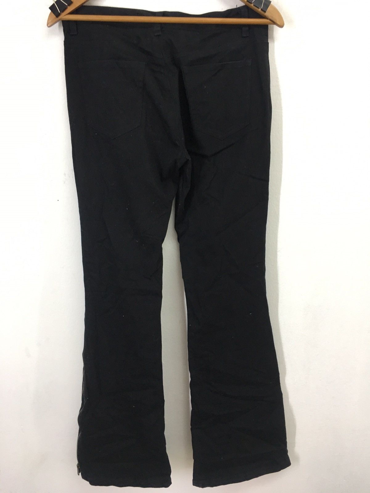 Japanese Brand black peace now for men. flare pants Size US 29 - 6 Thumbnail