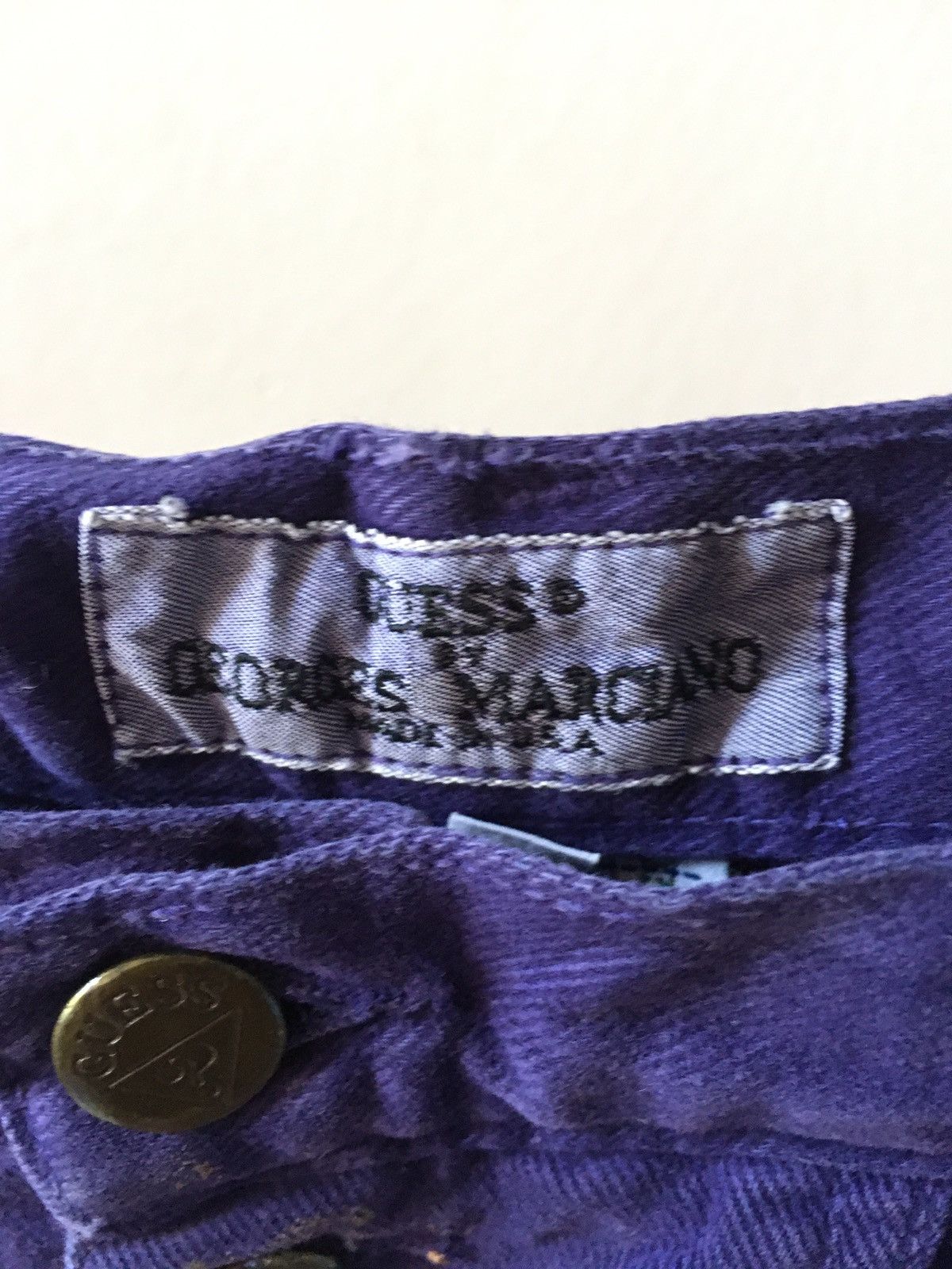 Vintage vintage guess george marciano indigo dye Size US 30 / EU 46 - 2 Thumbnail