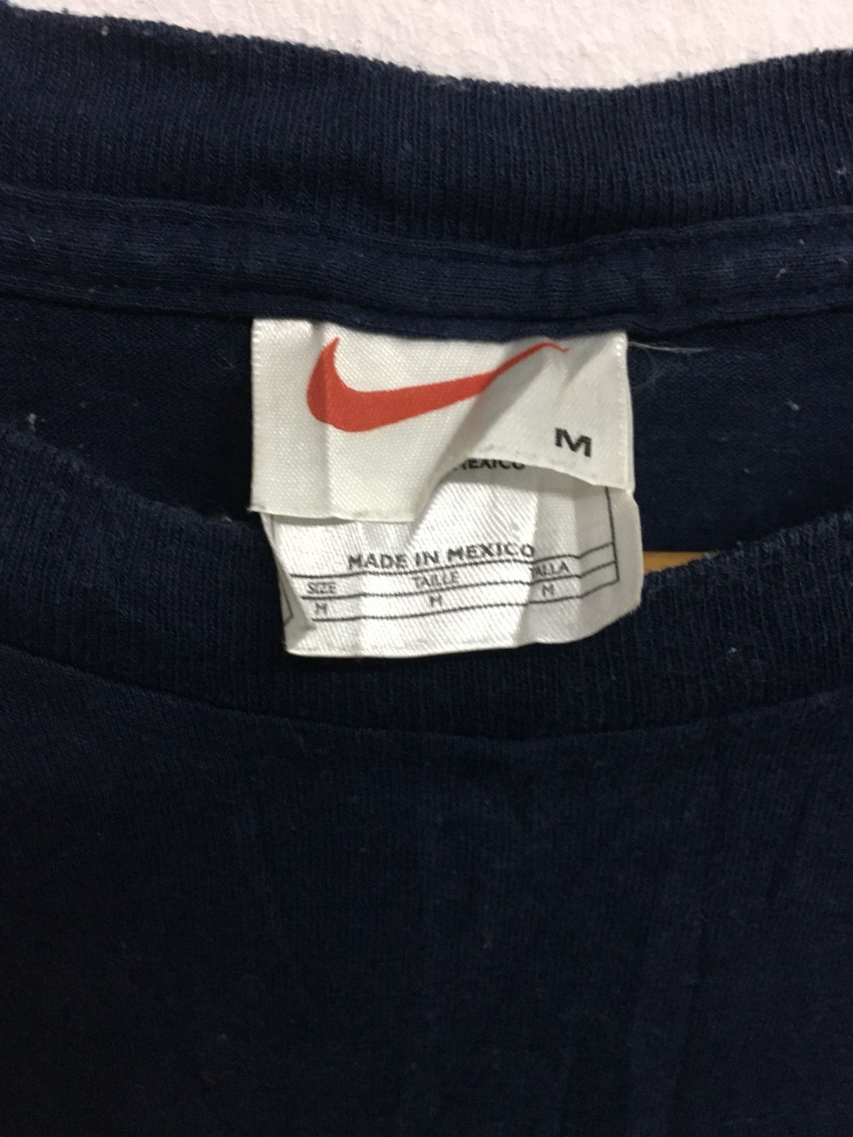Nike vintage navy small swoosh Size US M / EU 48-50 / 2 - 3 Thumbnail