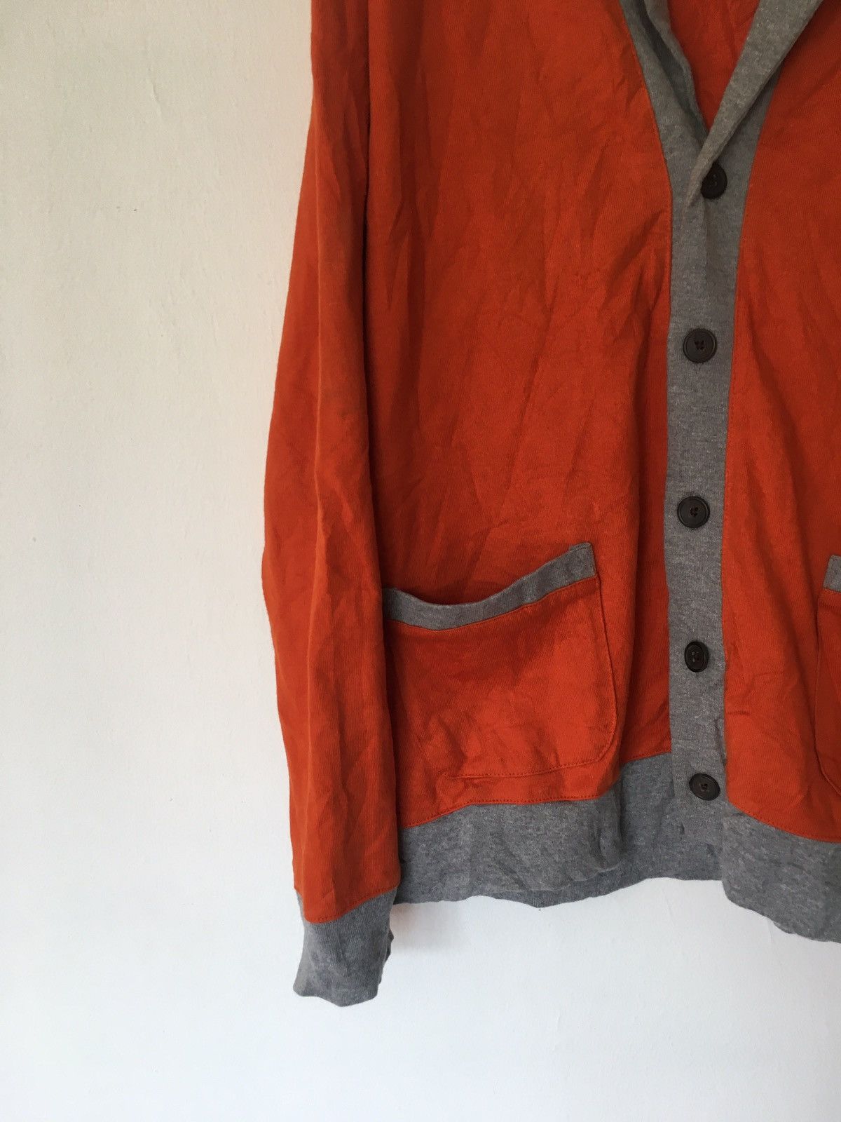 Paul Smith orange cardigan Size US XL / EU 56 / 4 - 4 Thumbnail
