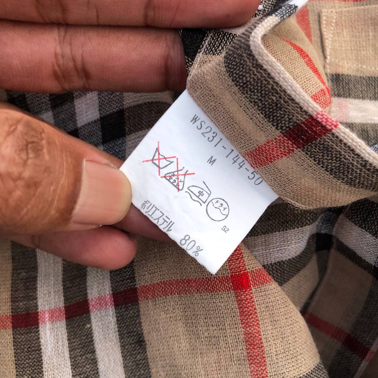Burberry × Vintage VINTAGE BURBERRY NOVA CHECKED POLYESTER BUTTON UP SHIRT Size US M / EU 48-50 / 2 - 6 Thumbnail