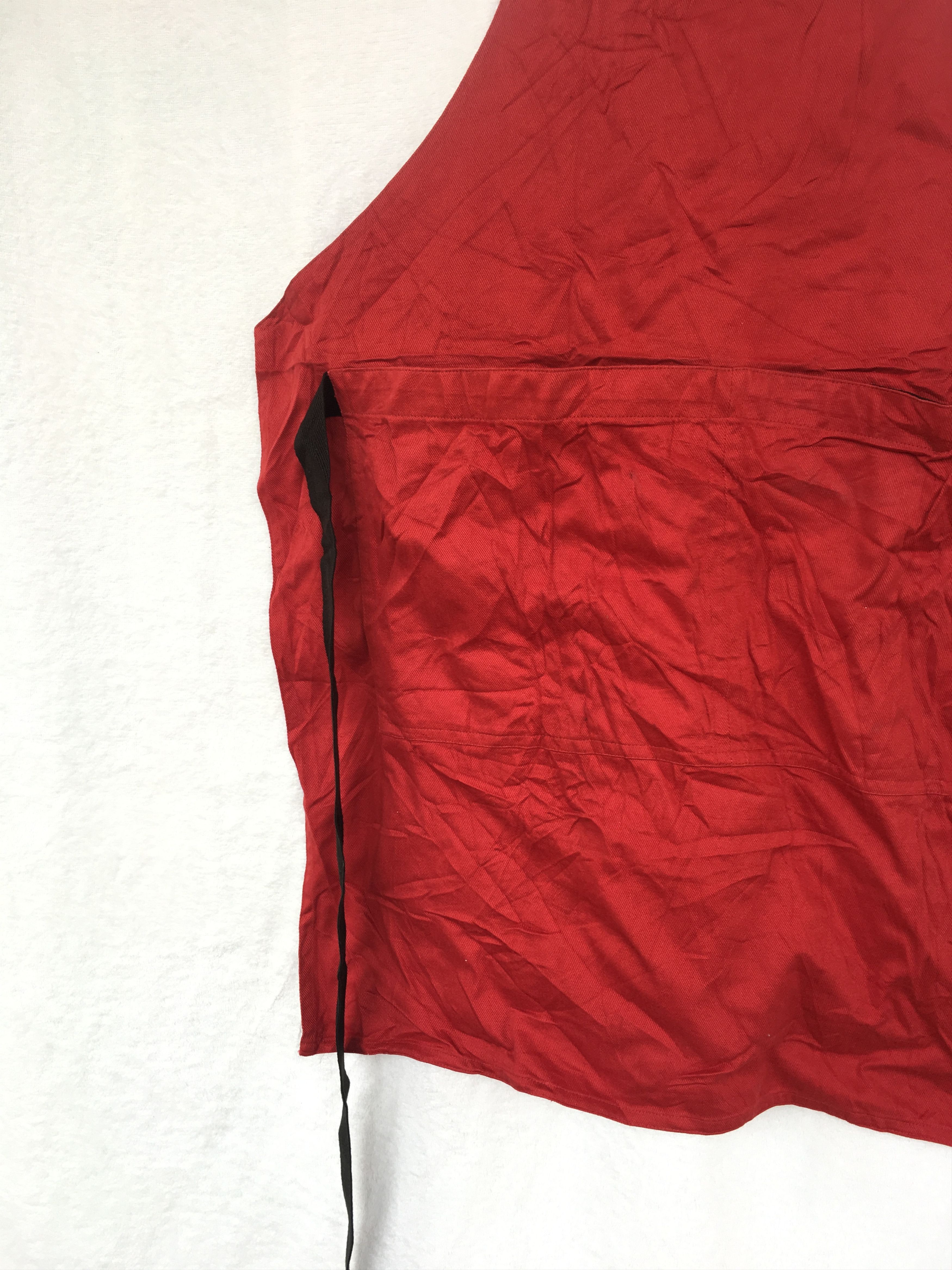 Issey Miyake red apron by issey miyake studio Size ONE SIZE - 4 Thumbnail