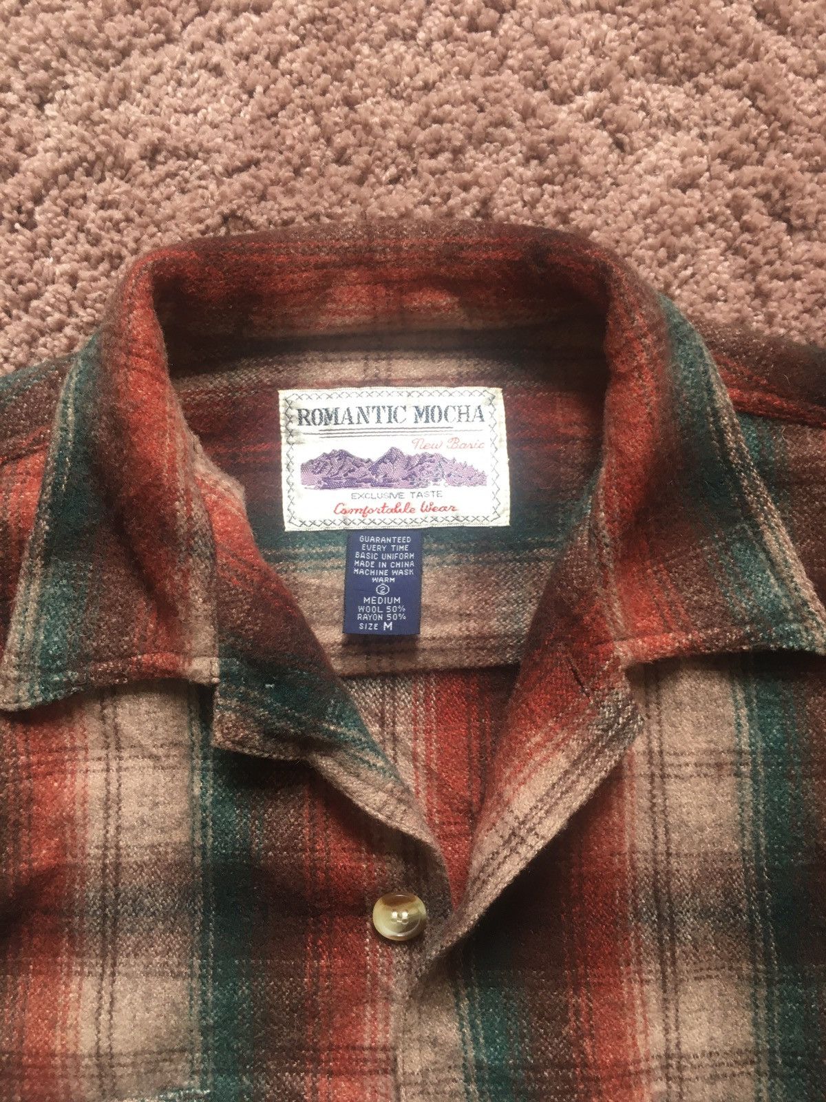 Vintage vintage plaid mix wool outwear Size US M / EU 48-50 / 2 - 2 Thumbnail