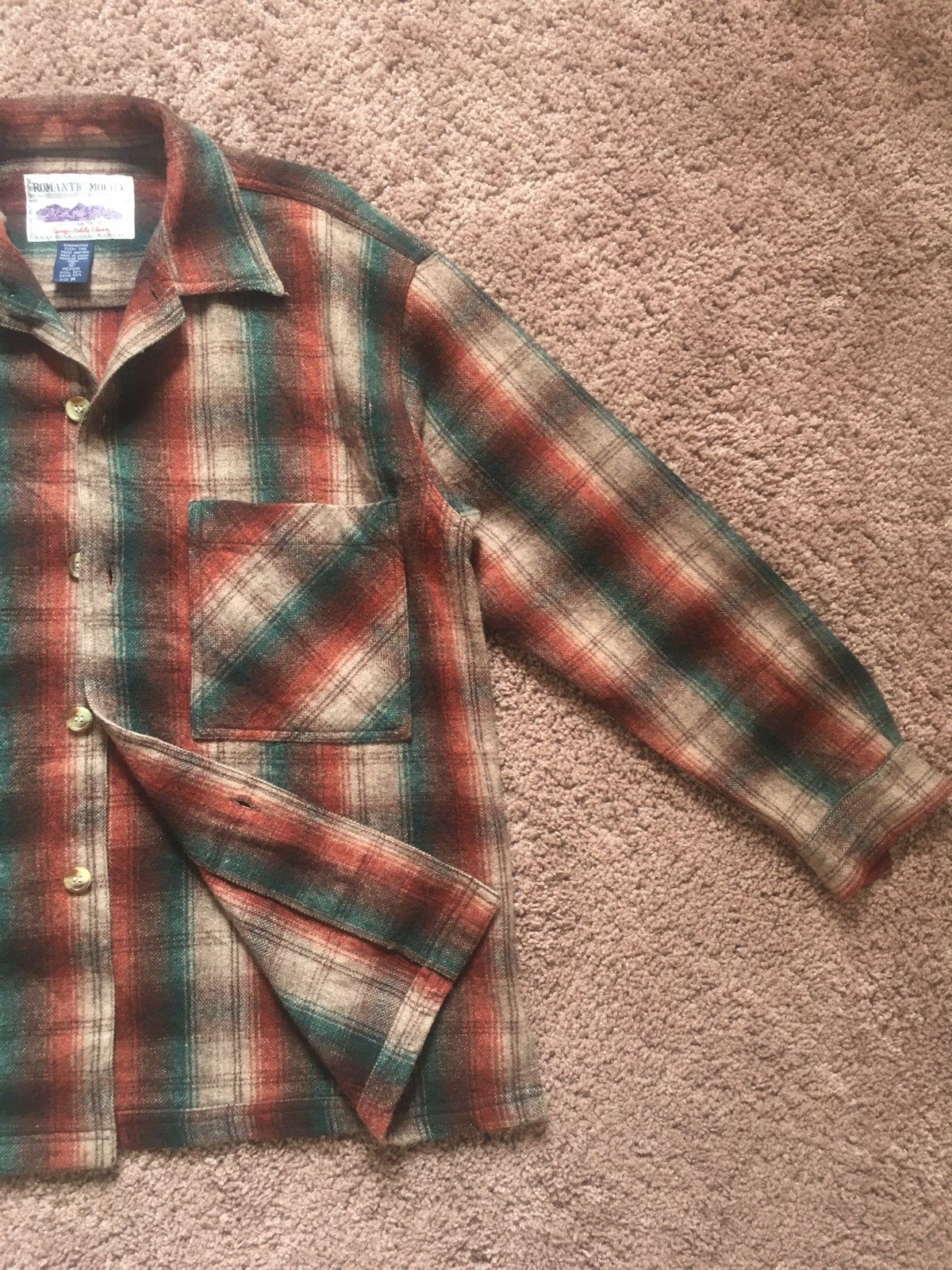 Vintage vintage plaid mix wool outwear Size US M / EU 48-50 / 2 - 3 Thumbnail