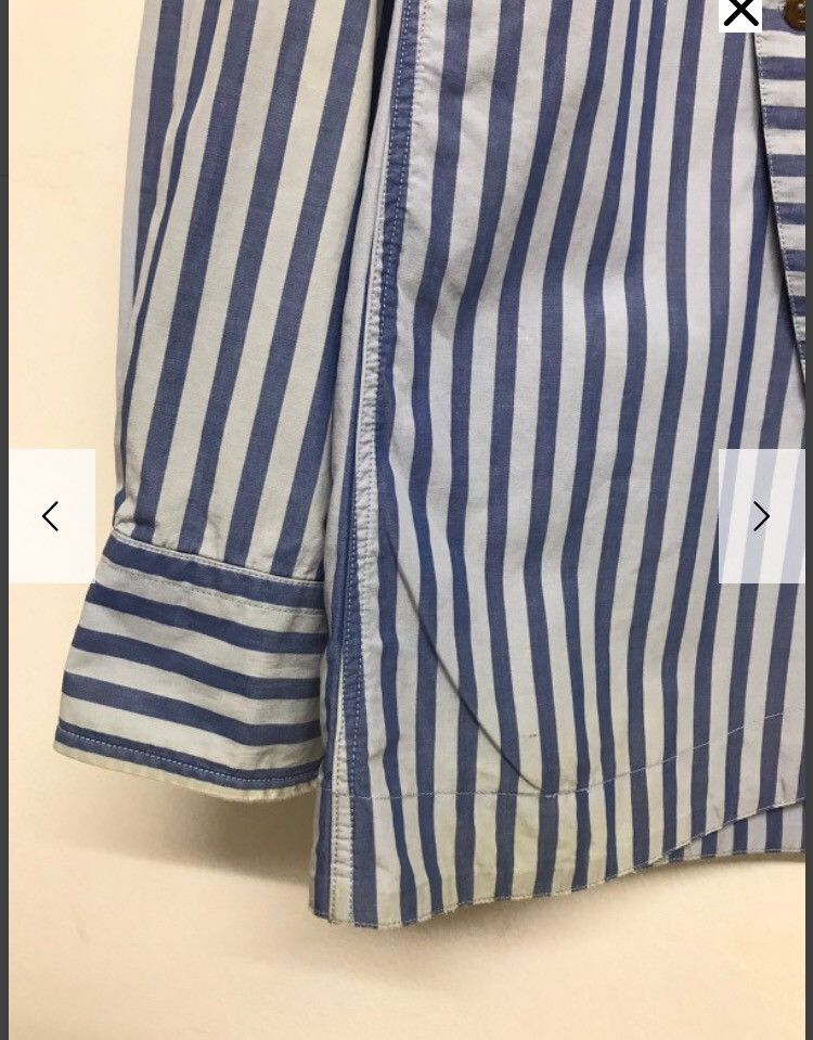 Vintage vintage super rare stripe blue design Size US S / EU 44-46 / 1 - 4 Thumbnail