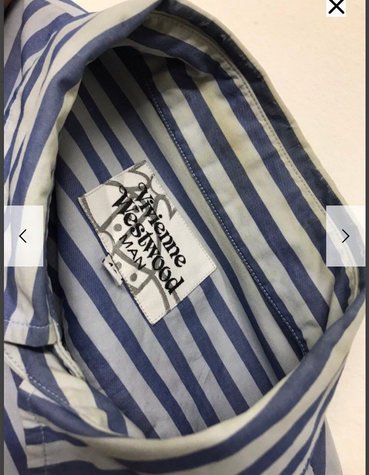 Vintage vintage super rare stripe blue design Size US S / EU 44-46 / 1 - 8 Thumbnail